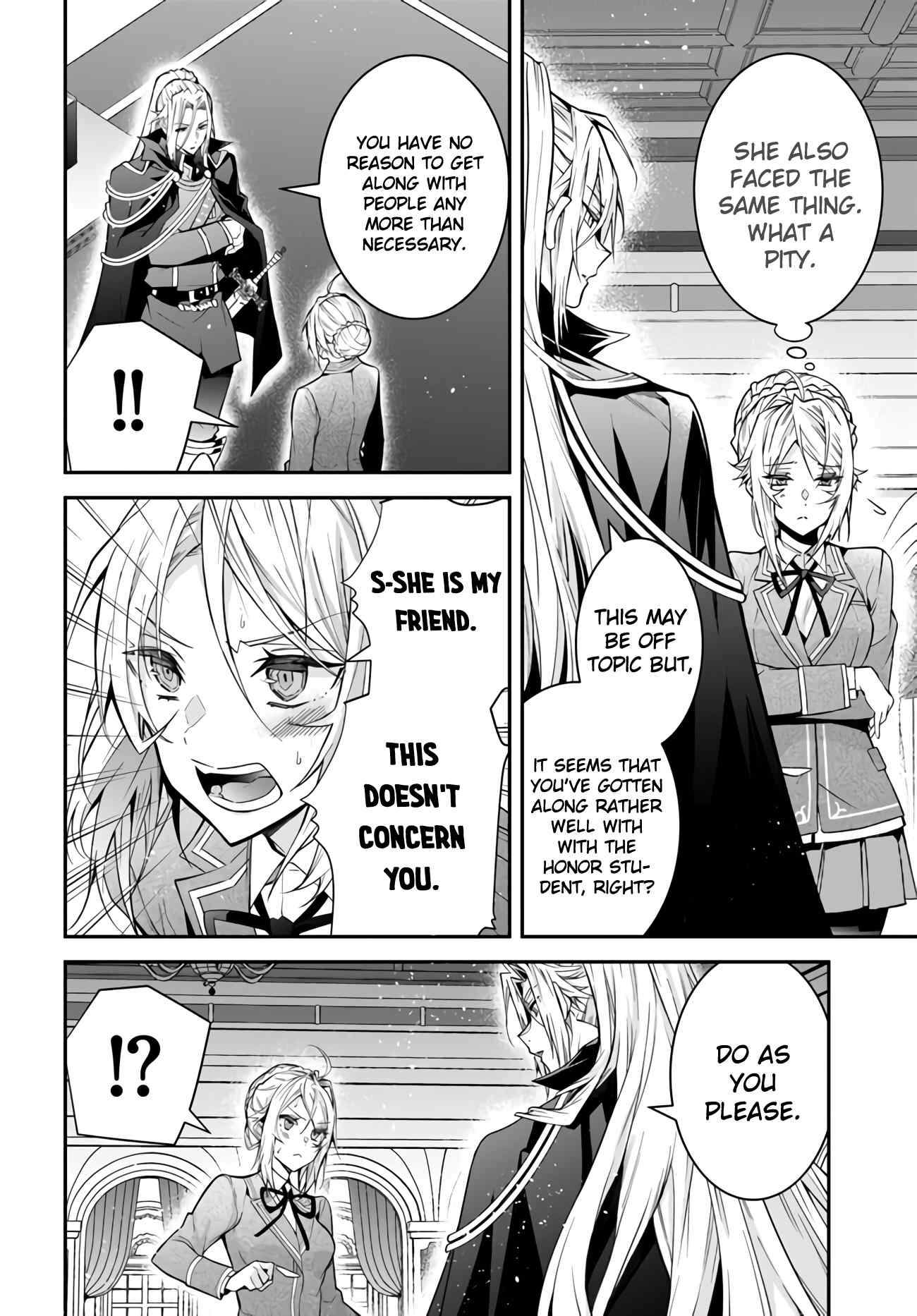 Otome Game Sekai wa Mob ni Kibishii Sekai Desu chapter 37 page 6