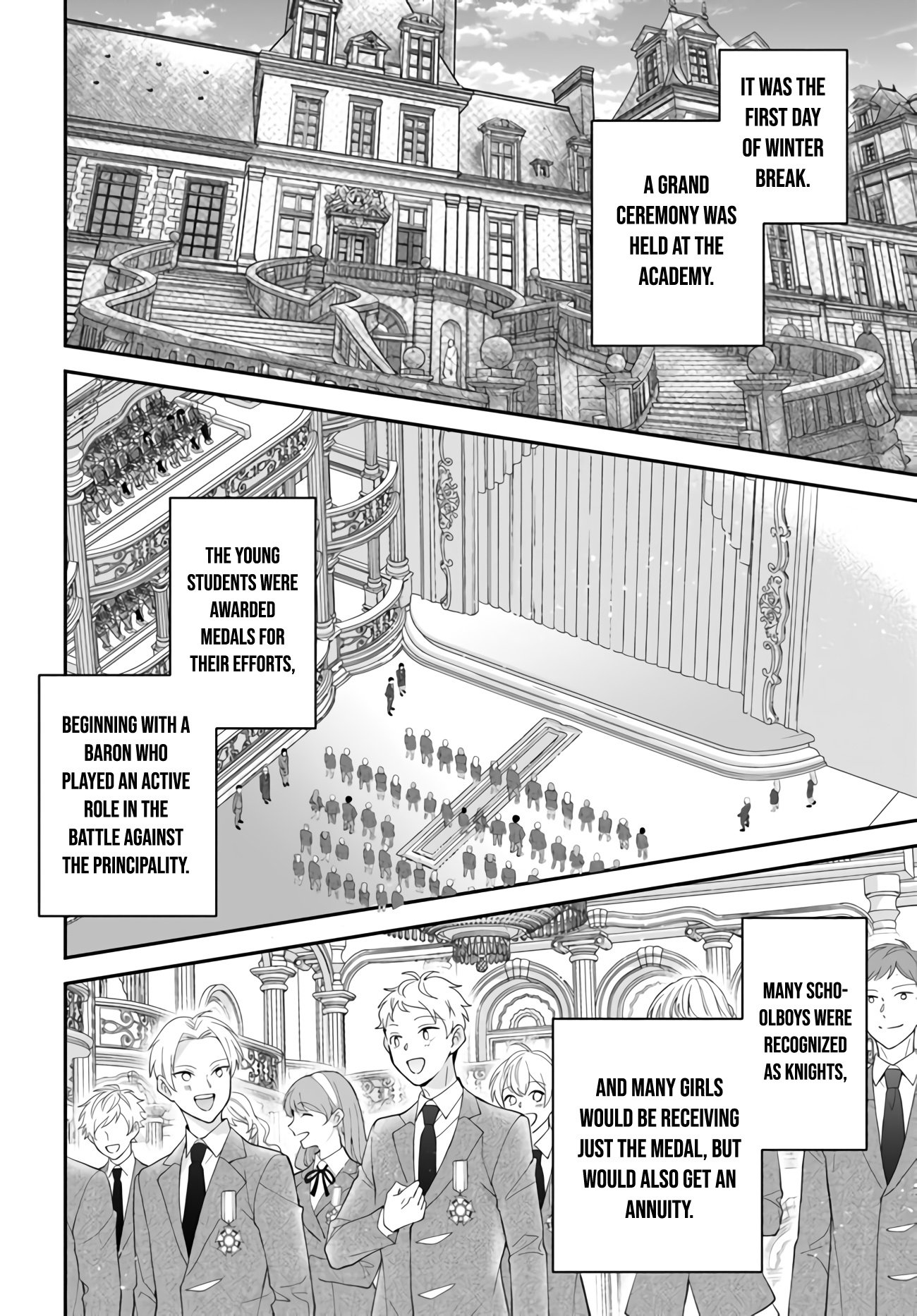 Otome Game Sekai wa Mob ni Kibishii Sekai Desu chapter 38 page 14