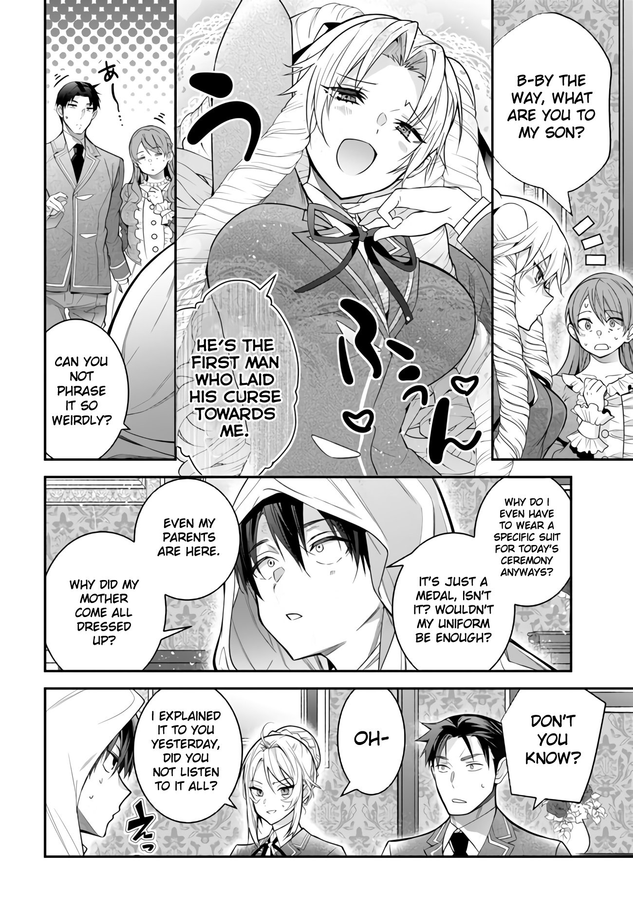 Otome Game Sekai wa Mob ni Kibishii Sekai Desu chapter 38 page 6