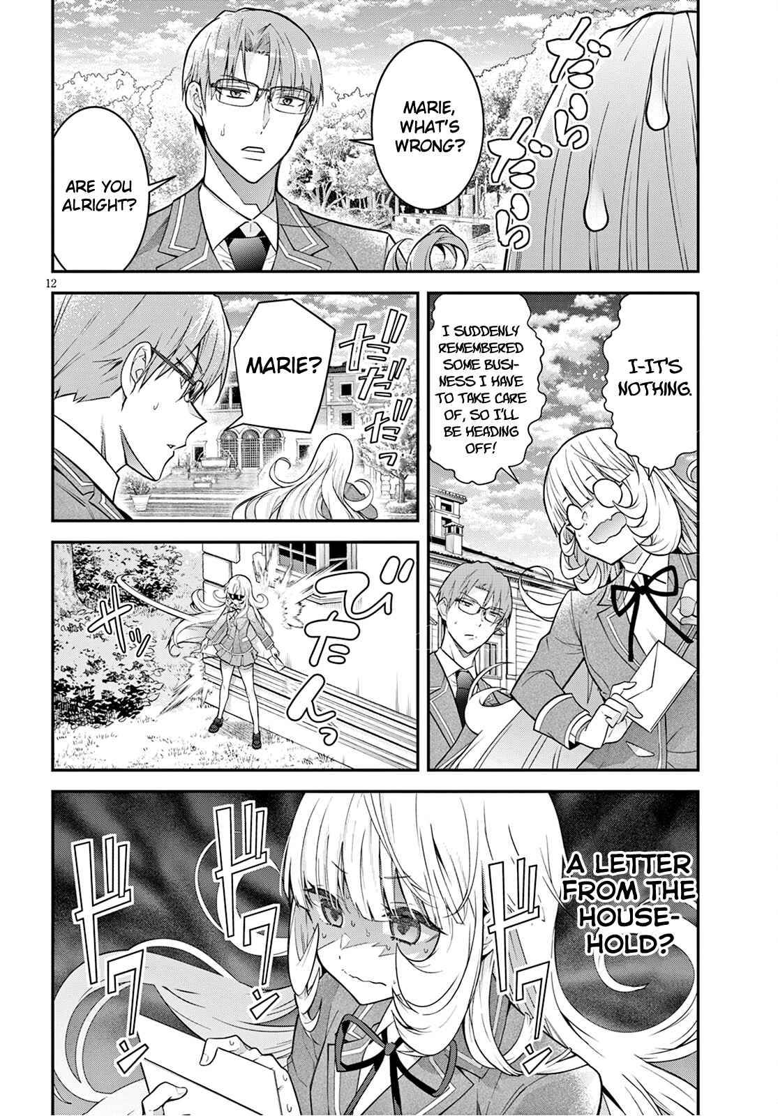 Otome Game Sekai wa Mob ni Kibishii Sekai Desu chapter 39 page 12