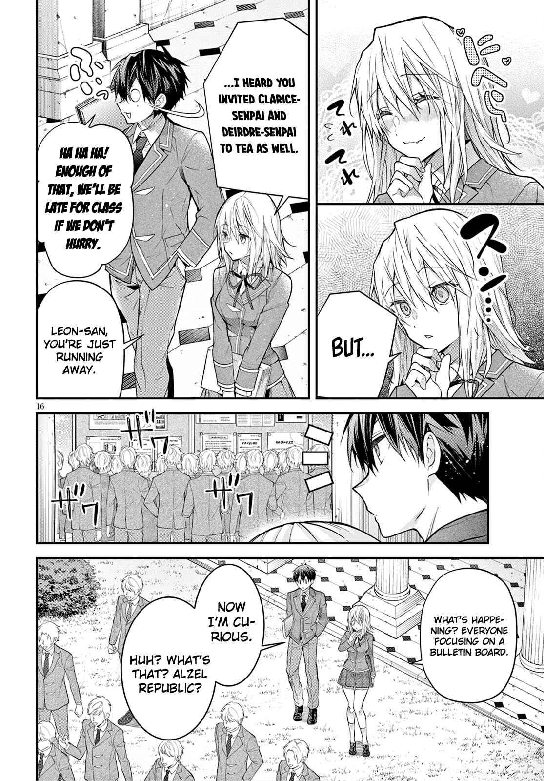 Otome Game Sekai wa Mob ni Kibishii Sekai Desu chapter 39 page 16