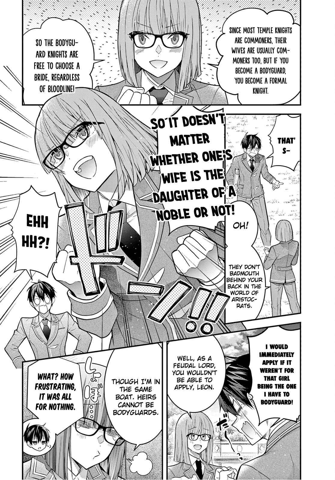 Otome Game Sekai wa Mob ni Kibishii Sekai Desu chapter 39 page 20