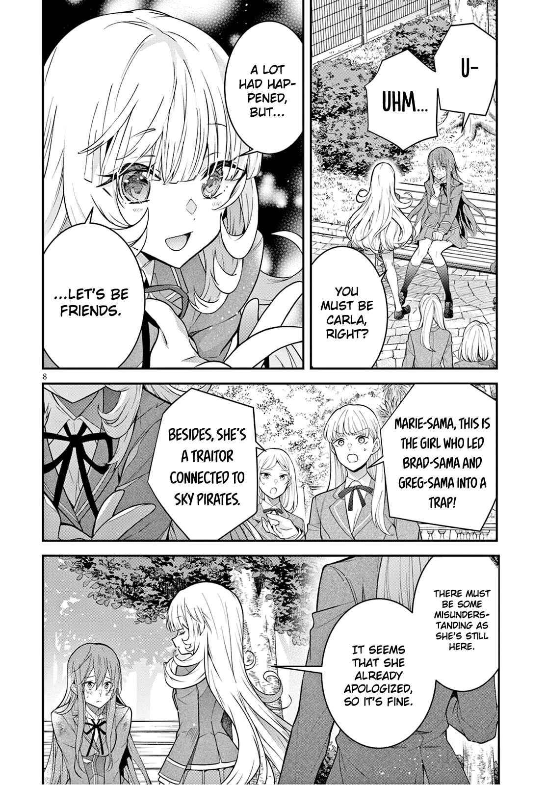 Otome Game Sekai wa Mob ni Kibishii Sekai Desu chapter 39 page 8