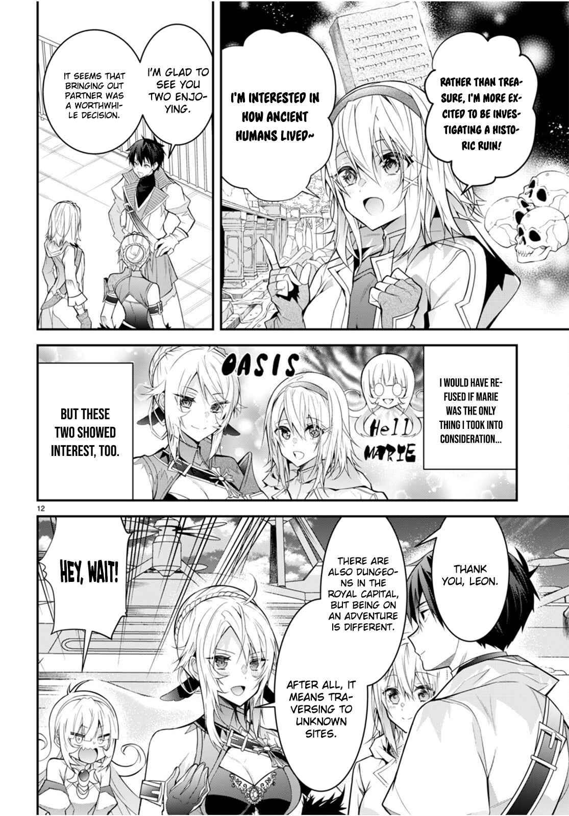 Otome Game Sekai wa Mob ni Kibishii Sekai Desu chapter 40 page 12