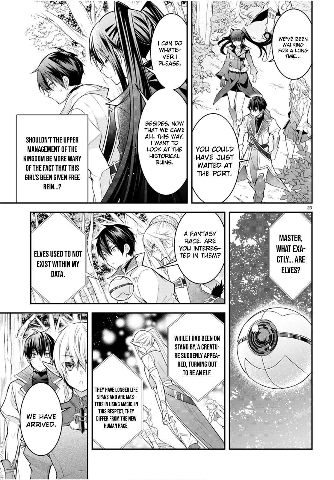 Otome Game Sekai wa Mob ni Kibishii Sekai Desu chapter 40 page 23