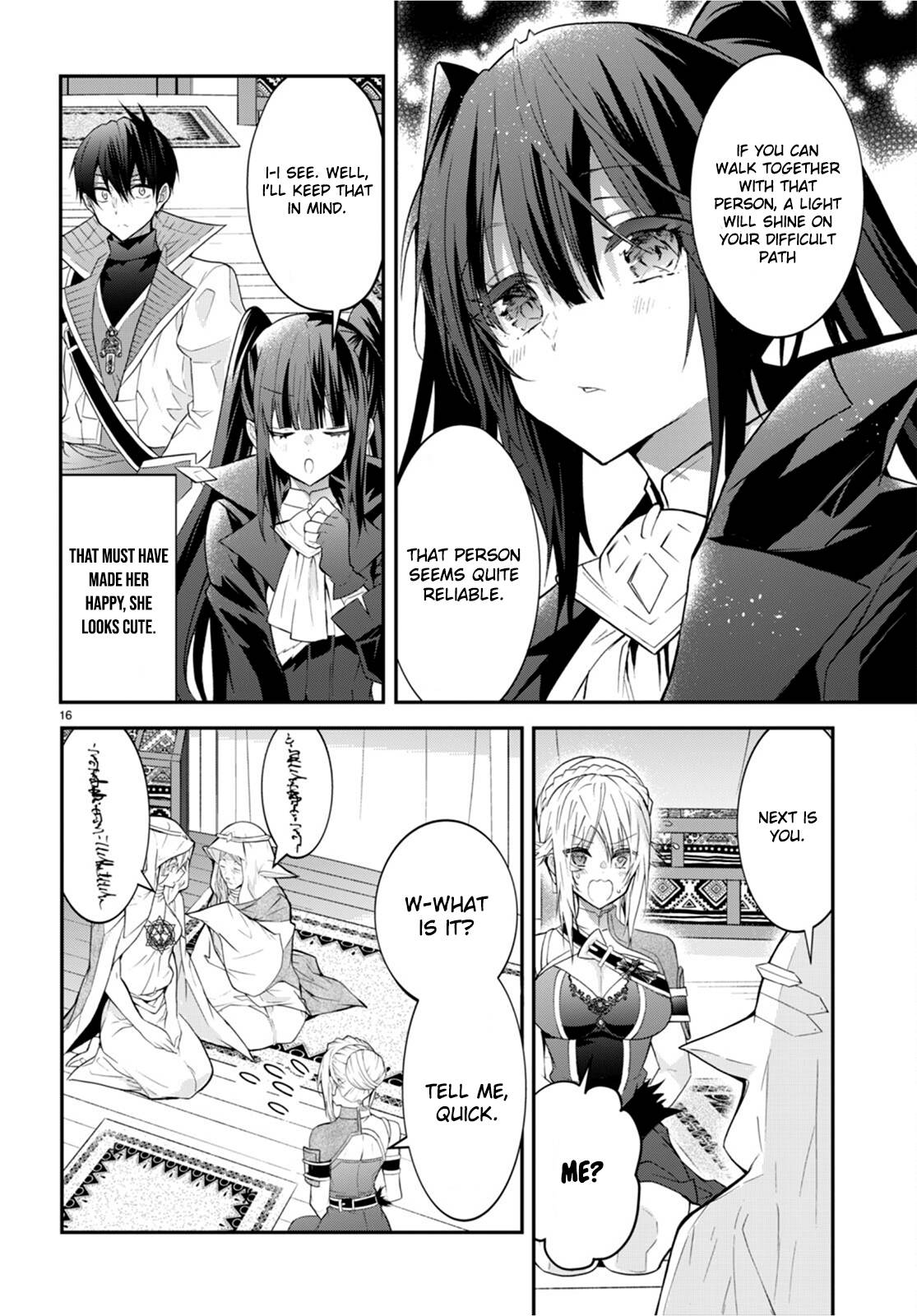 Otome Game Sekai wa Mob ni Kibishii Sekai Desu chapter 44 page 16