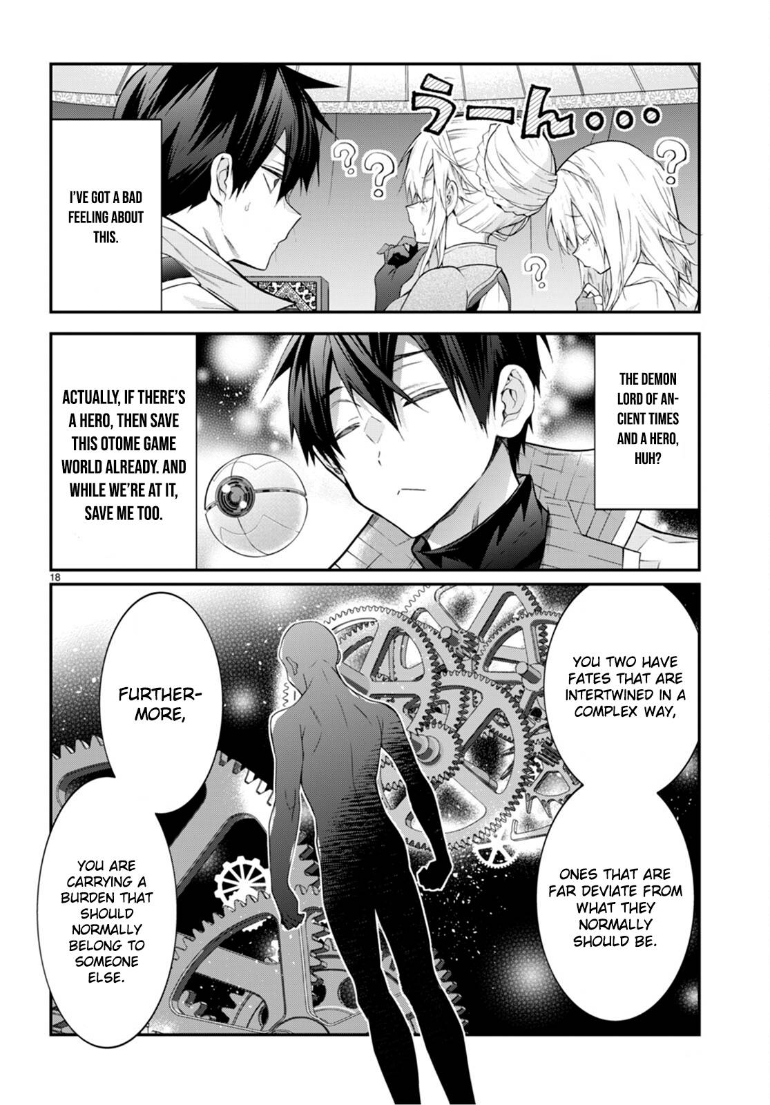 Otome Game Sekai wa Mob ni Kibishii Sekai Desu chapter 44 page 18