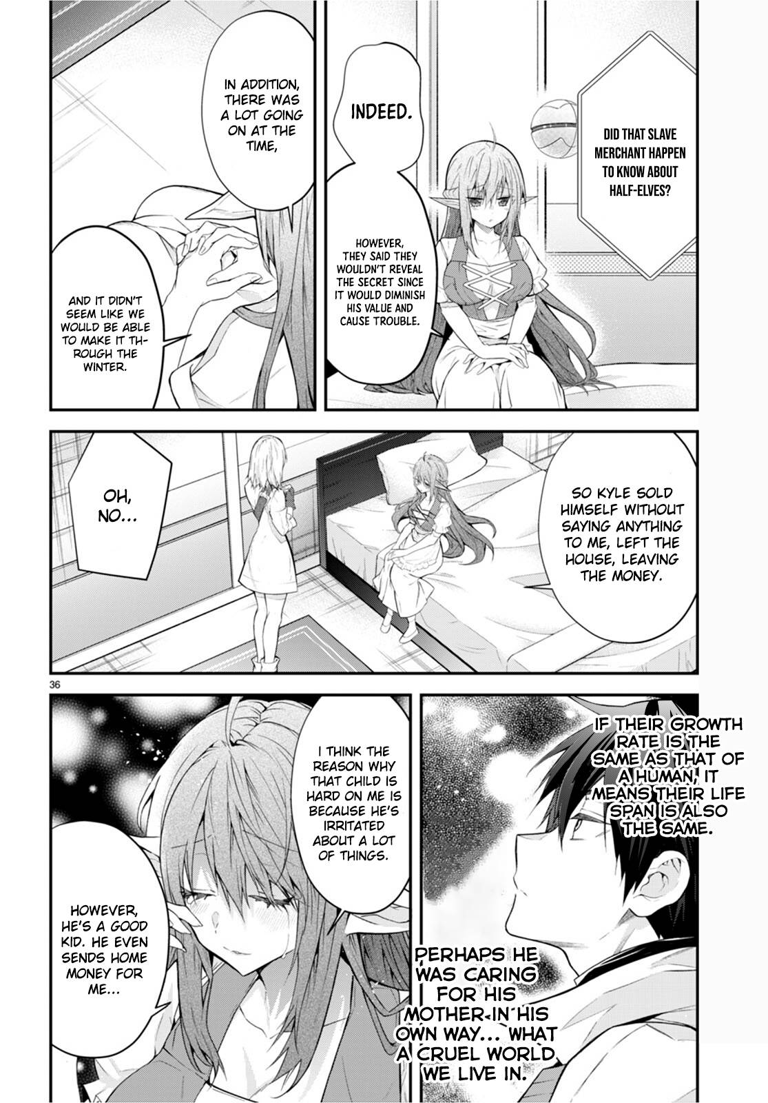 Otome Game Sekai wa Mob ni Kibishii Sekai Desu chapter 44 page 36