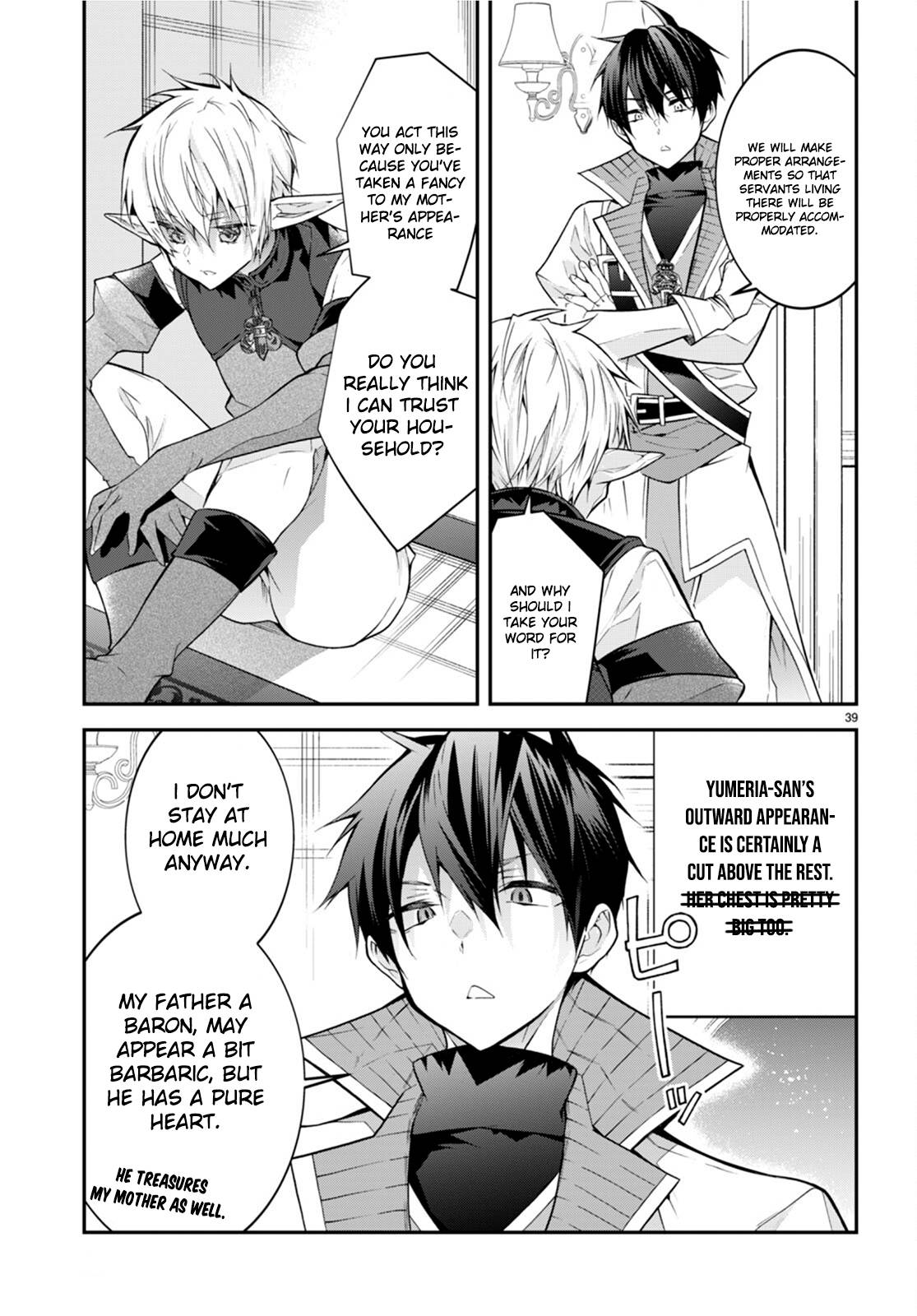 Otome Game Sekai wa Mob ni Kibishii Sekai Desu chapter 44 page 39