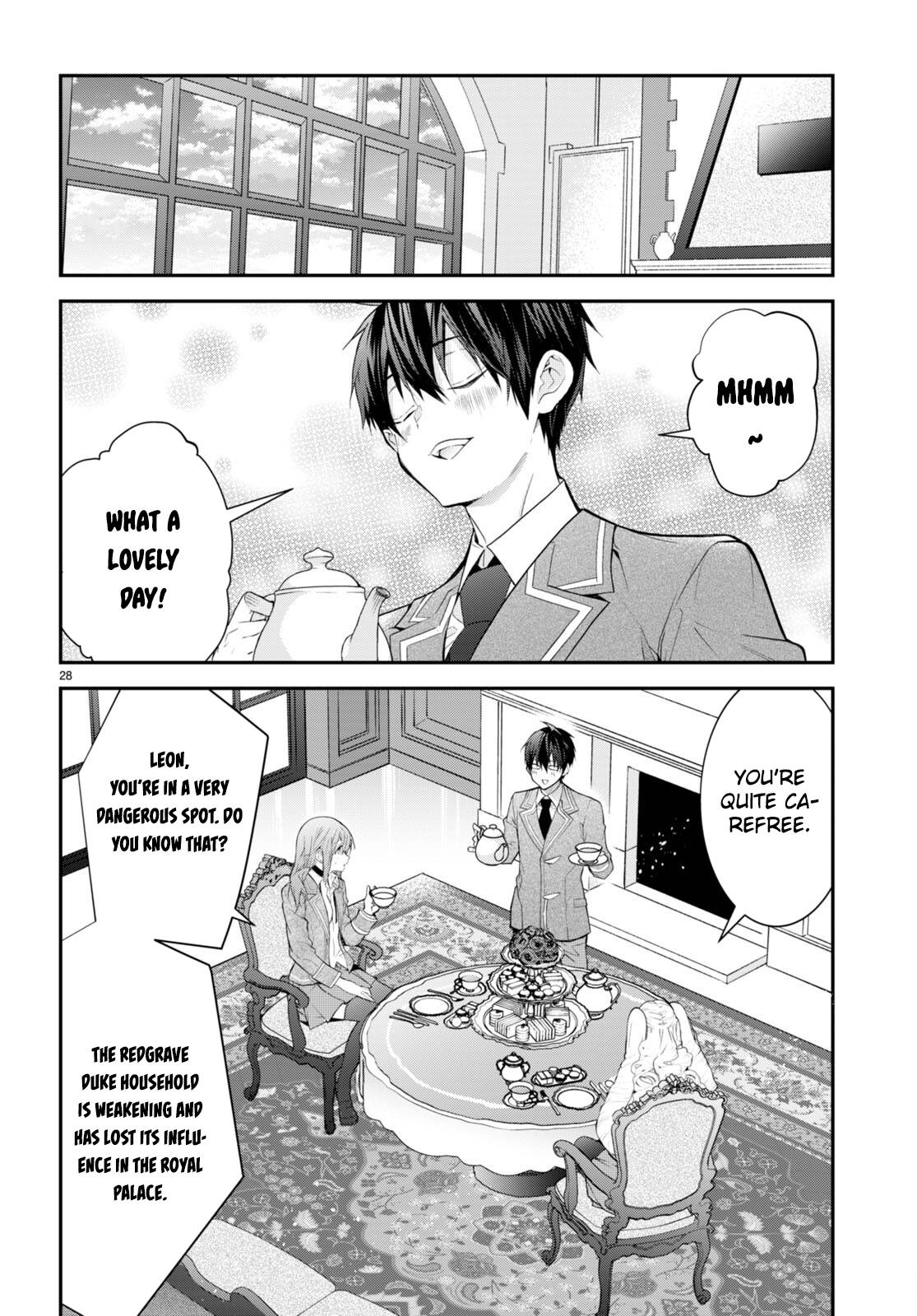 Otome Game Sekai wa Mob ni Kibishii Sekai Desu chapter 45 page 28