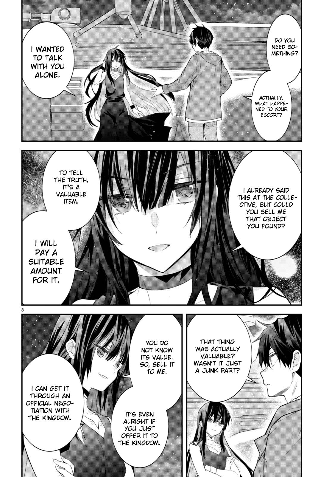 Otome Game Sekai wa Mob ni Kibishii Sekai Desu chapter 45 page 8