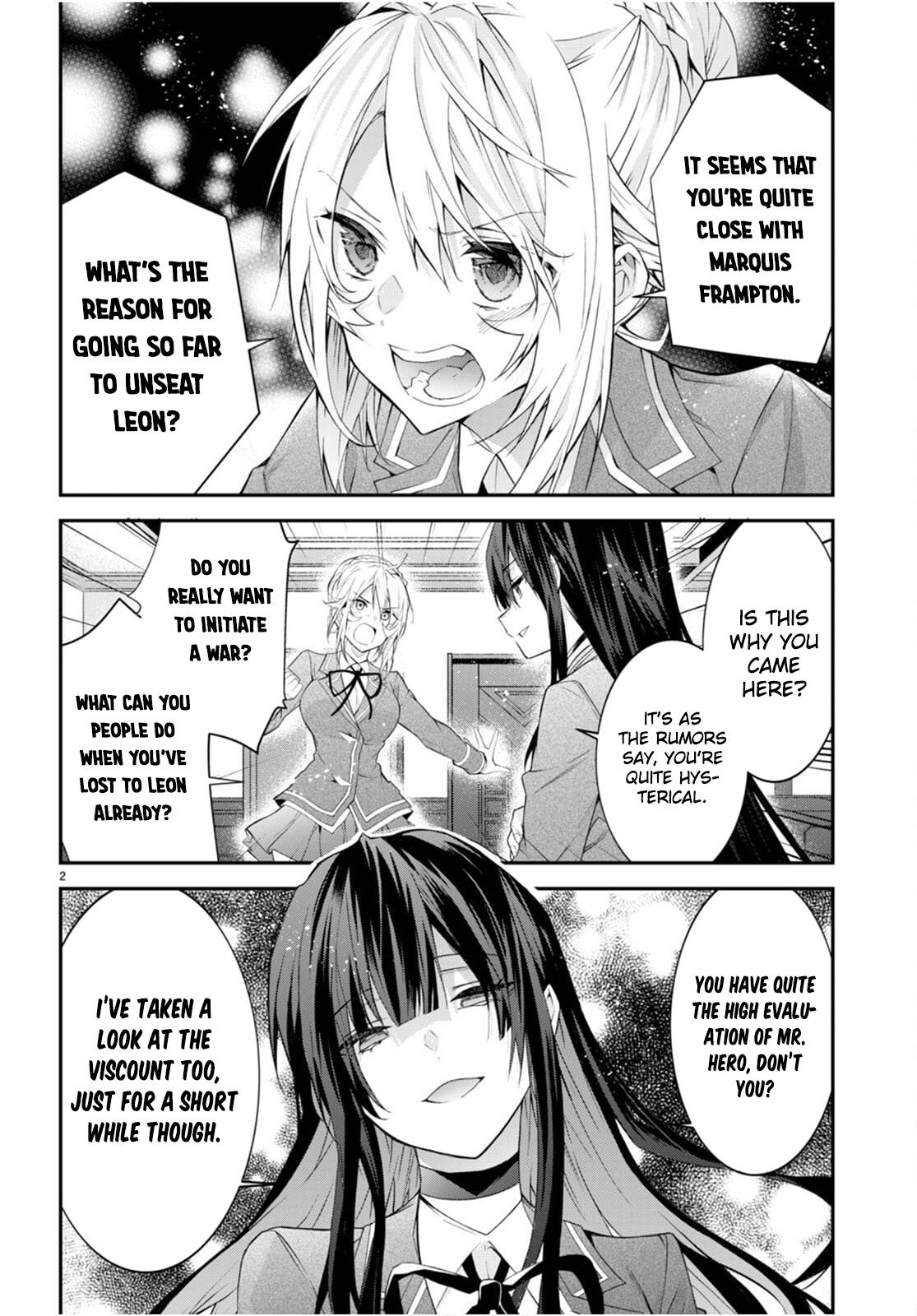 Otome Game Sekai wa Mob ni Kibishii Sekai Desu chapter 46 page 2