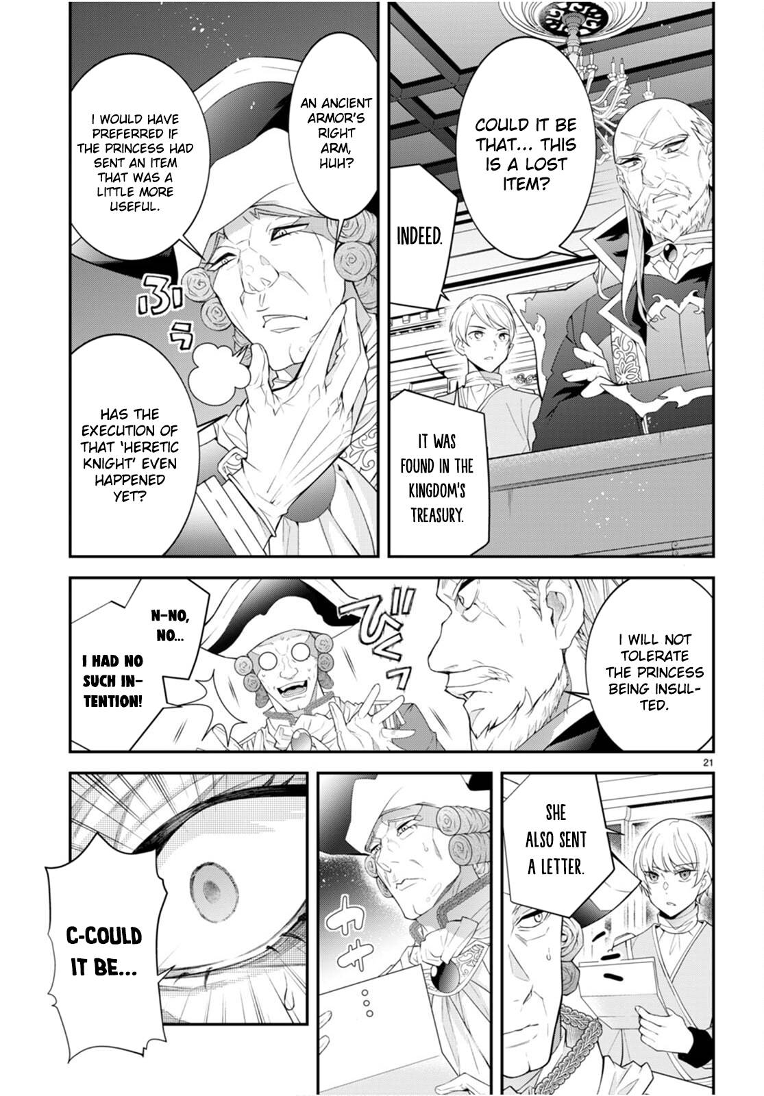 Otome Game Sekai wa Mob ni Kibishii Sekai Desu chapter 46 page 21