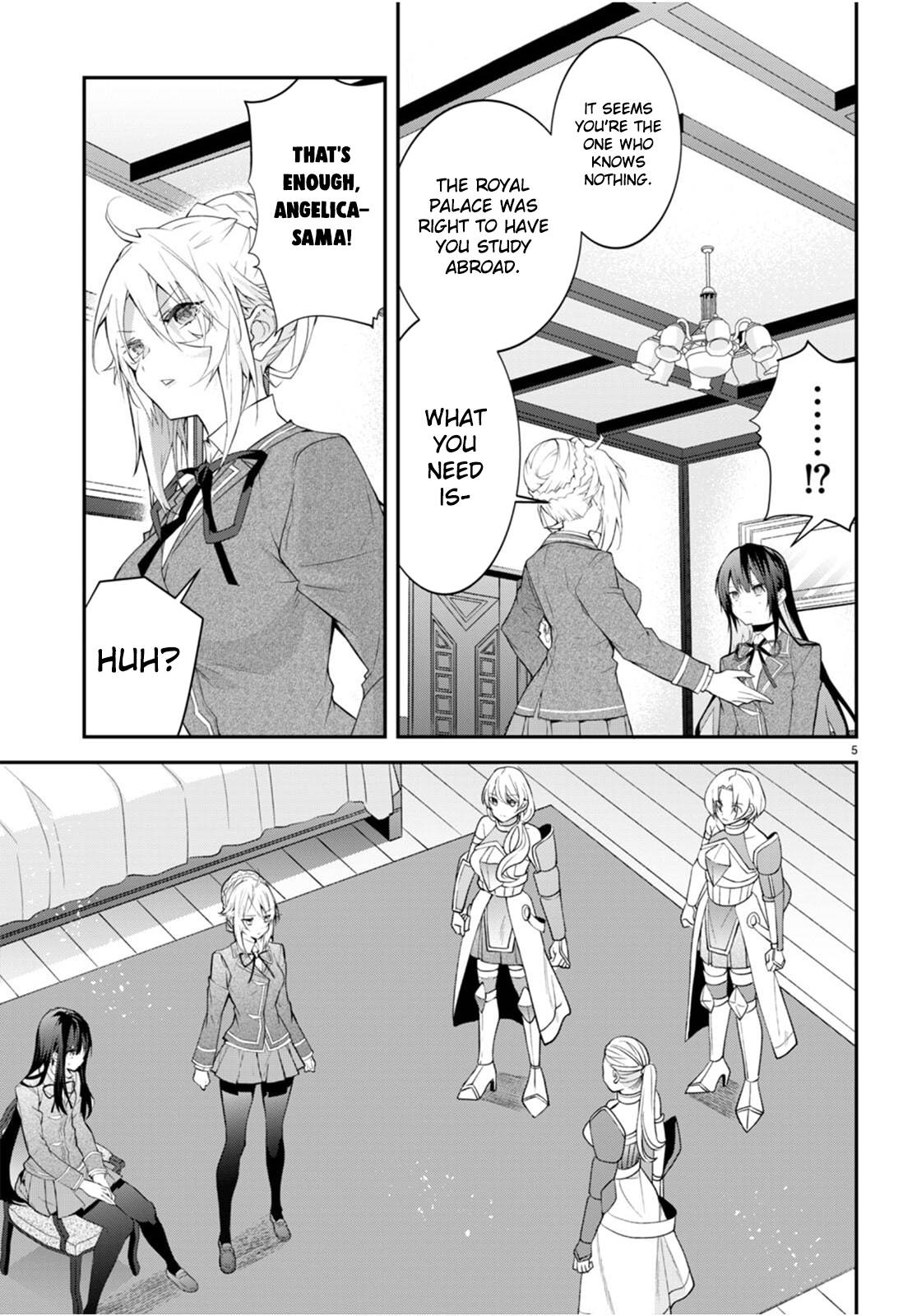 Otome Game Sekai wa Mob ni Kibishii Sekai Desu chapter 46 page 5