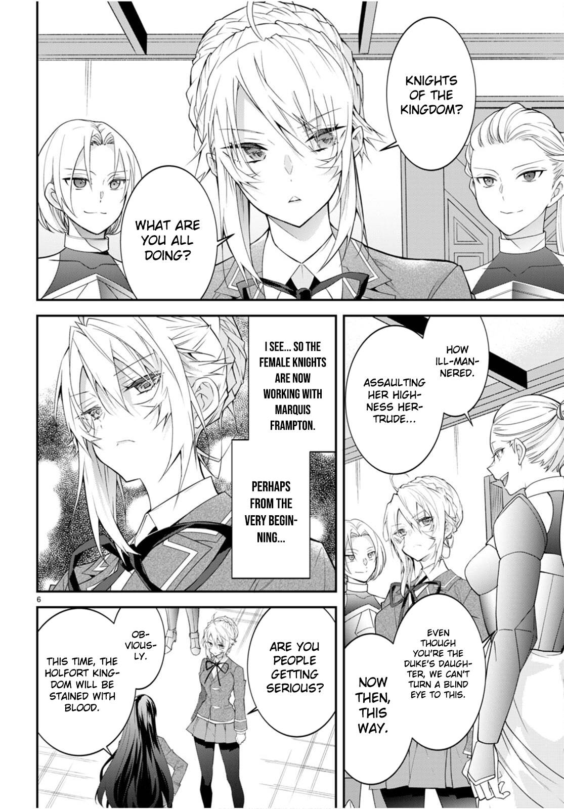 Otome Game Sekai wa Mob ni Kibishii Sekai Desu chapter 46 page 6