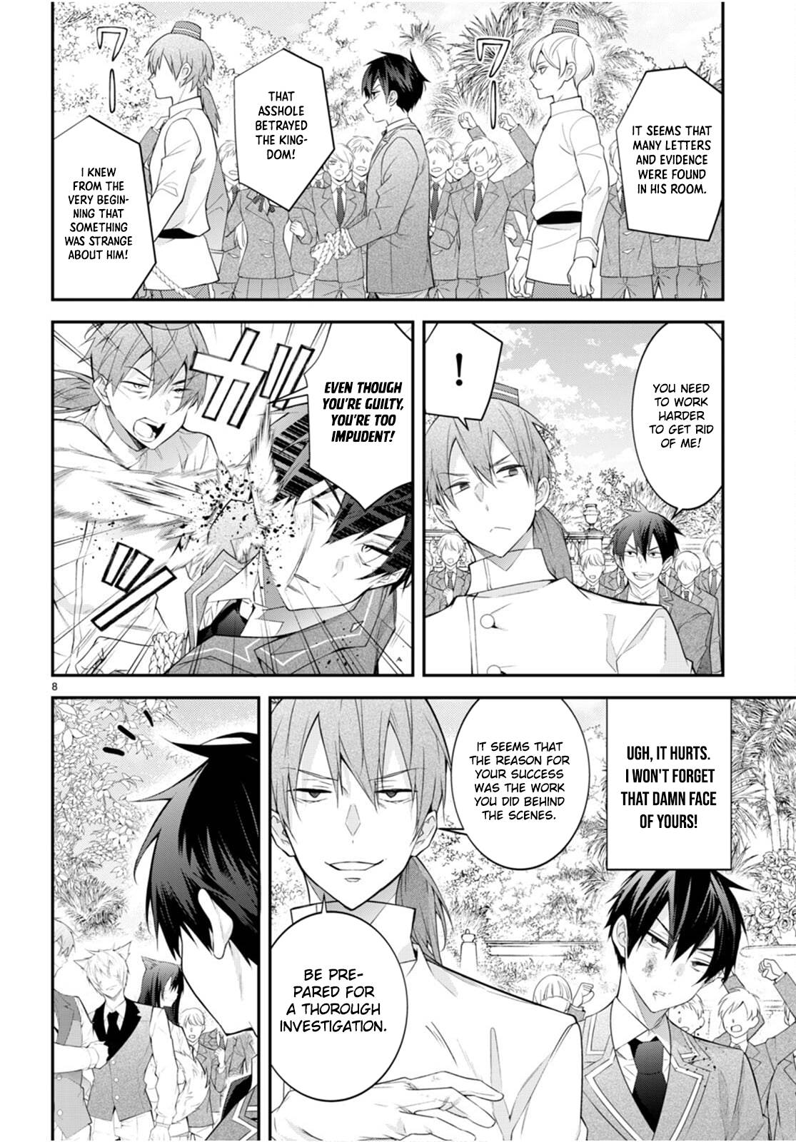 Otome Game Sekai wa Mob ni Kibishii Sekai Desu chapter 46 page 8