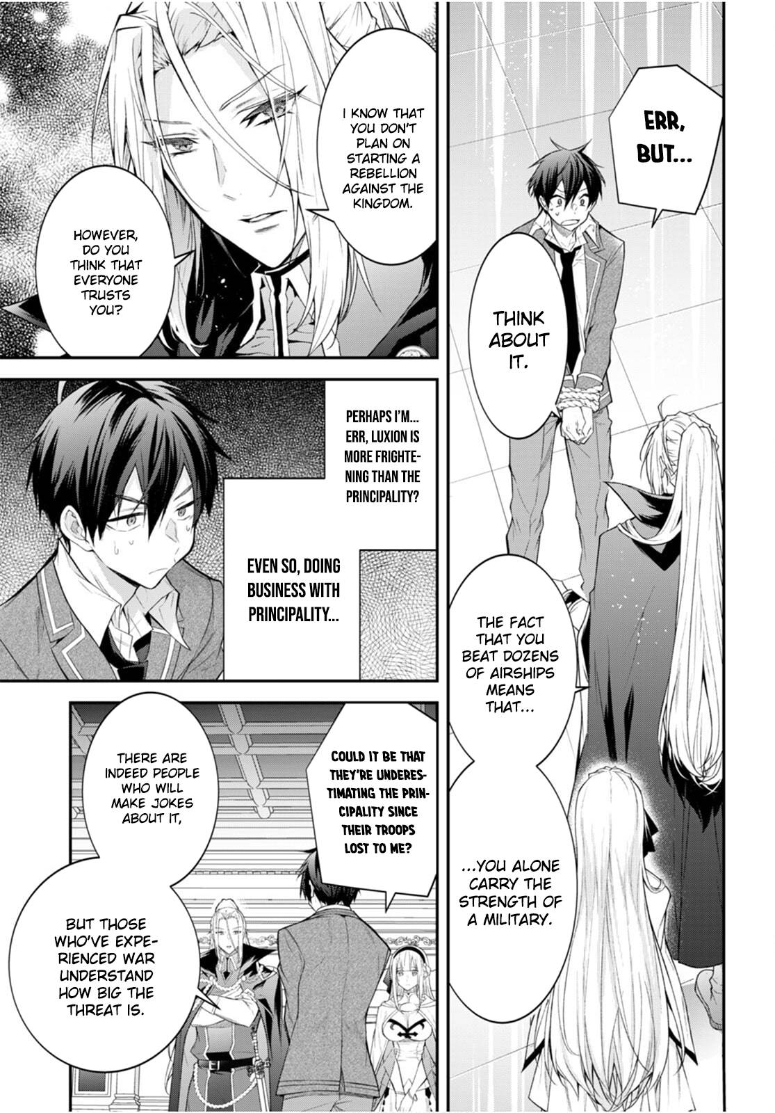 Otome Game Sekai wa Mob ni Kibishii Sekai Desu chapter 47 page 12