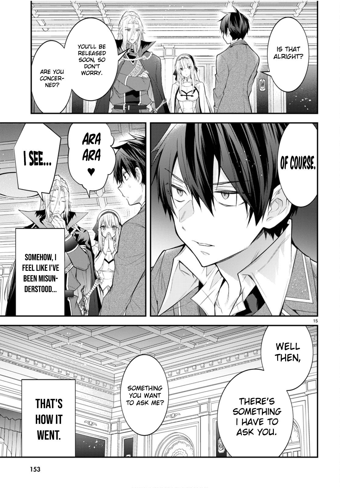 Otome Game Sekai wa Mob ni Kibishii Sekai Desu chapter 47 page 16