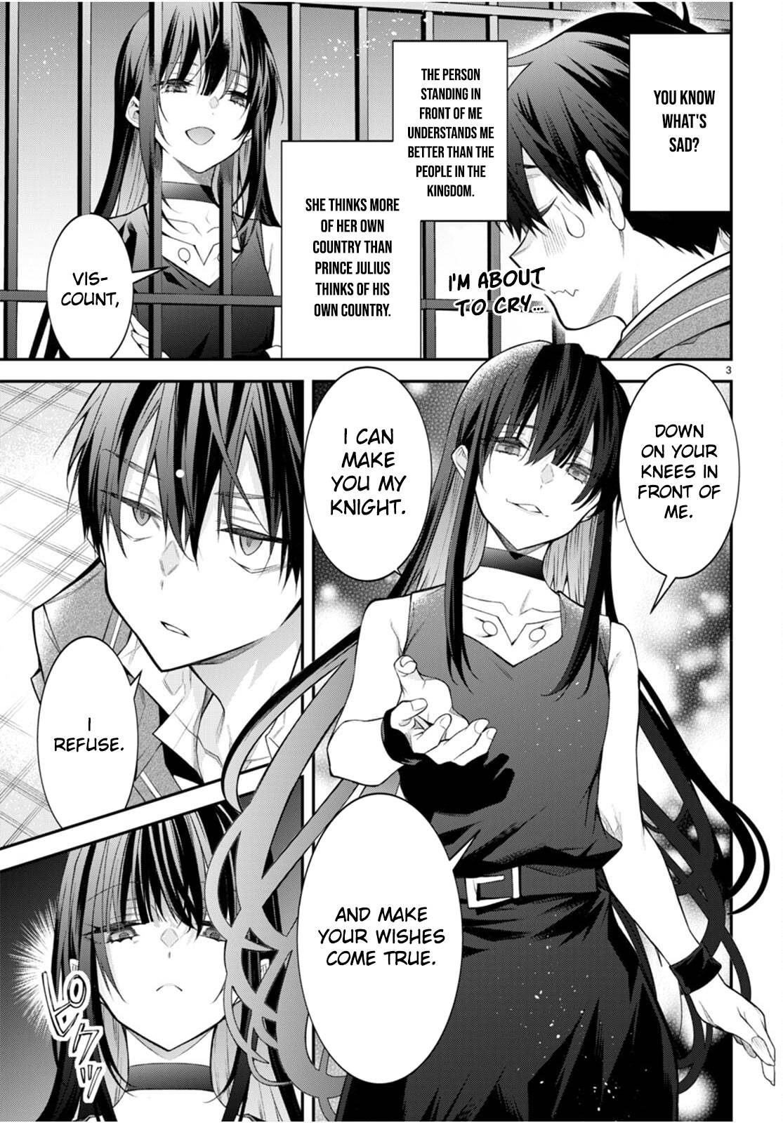 Otome Game Sekai wa Mob ni Kibishii Sekai Desu chapter 47 page 4