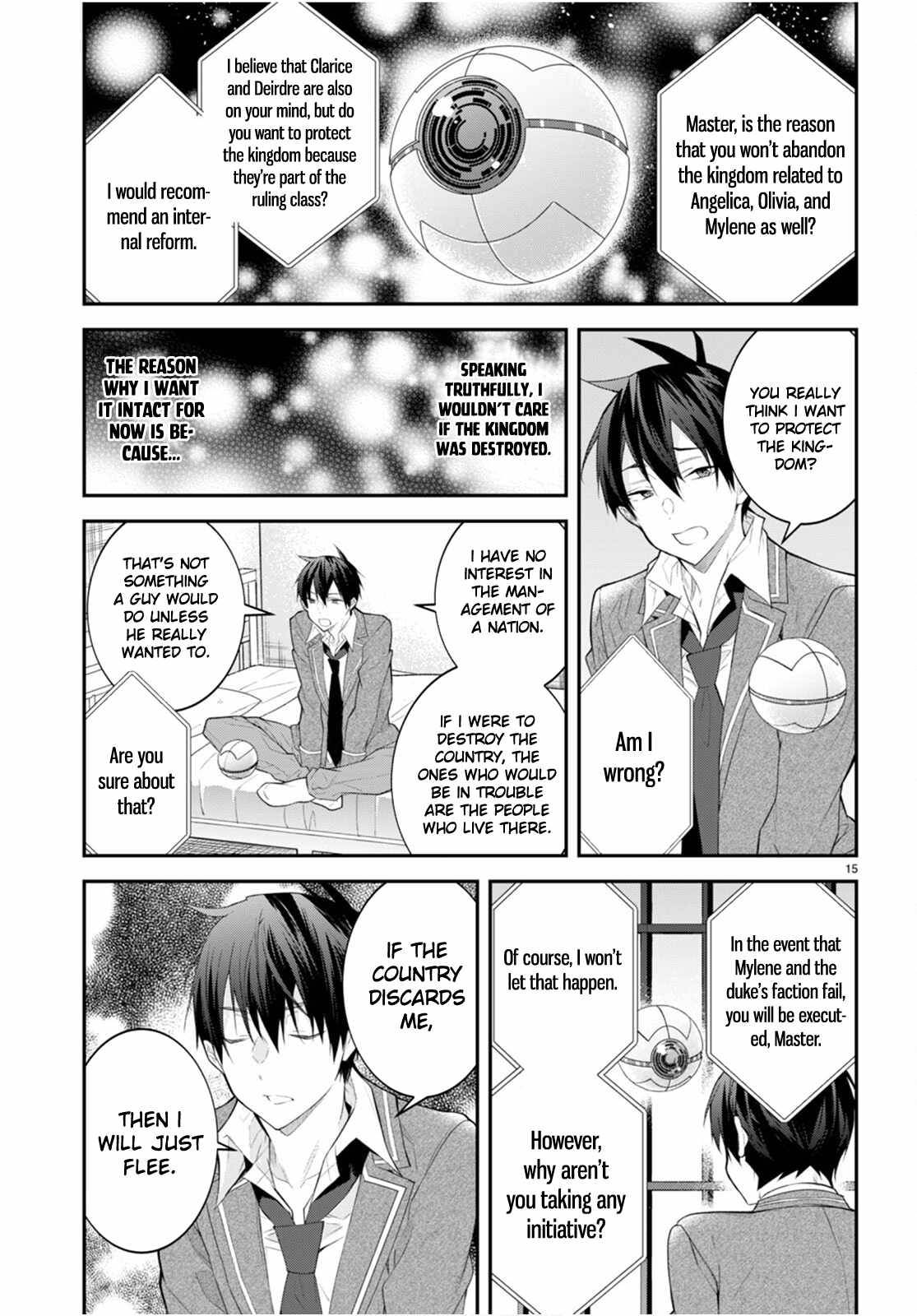 Otome Game Sekai wa Mob ni Kibishii Sekai Desu chapter 48 page 15