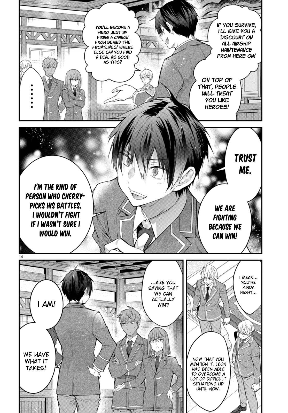 Otome Game Sekai wa Mob ni Kibishii Sekai Desu chapter 50 page 14