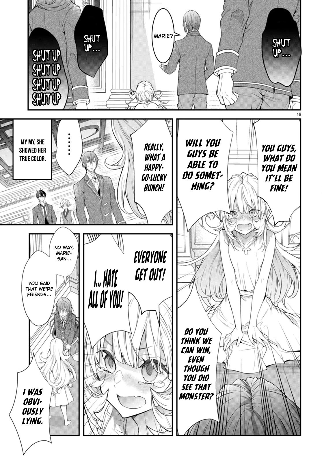 Otome Game Sekai wa Mob ni Kibishii Sekai Desu chapter 51 page 19