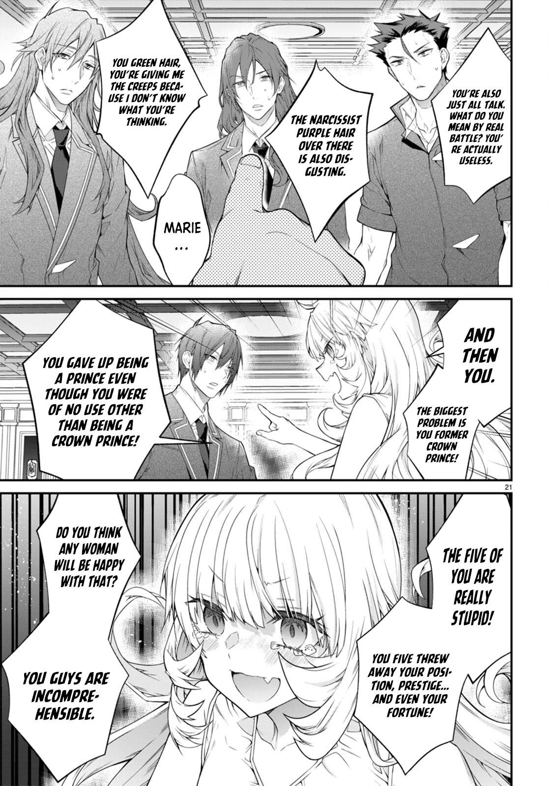 Otome Game Sekai wa Mob ni Kibishii Sekai Desu chapter 51 page 21