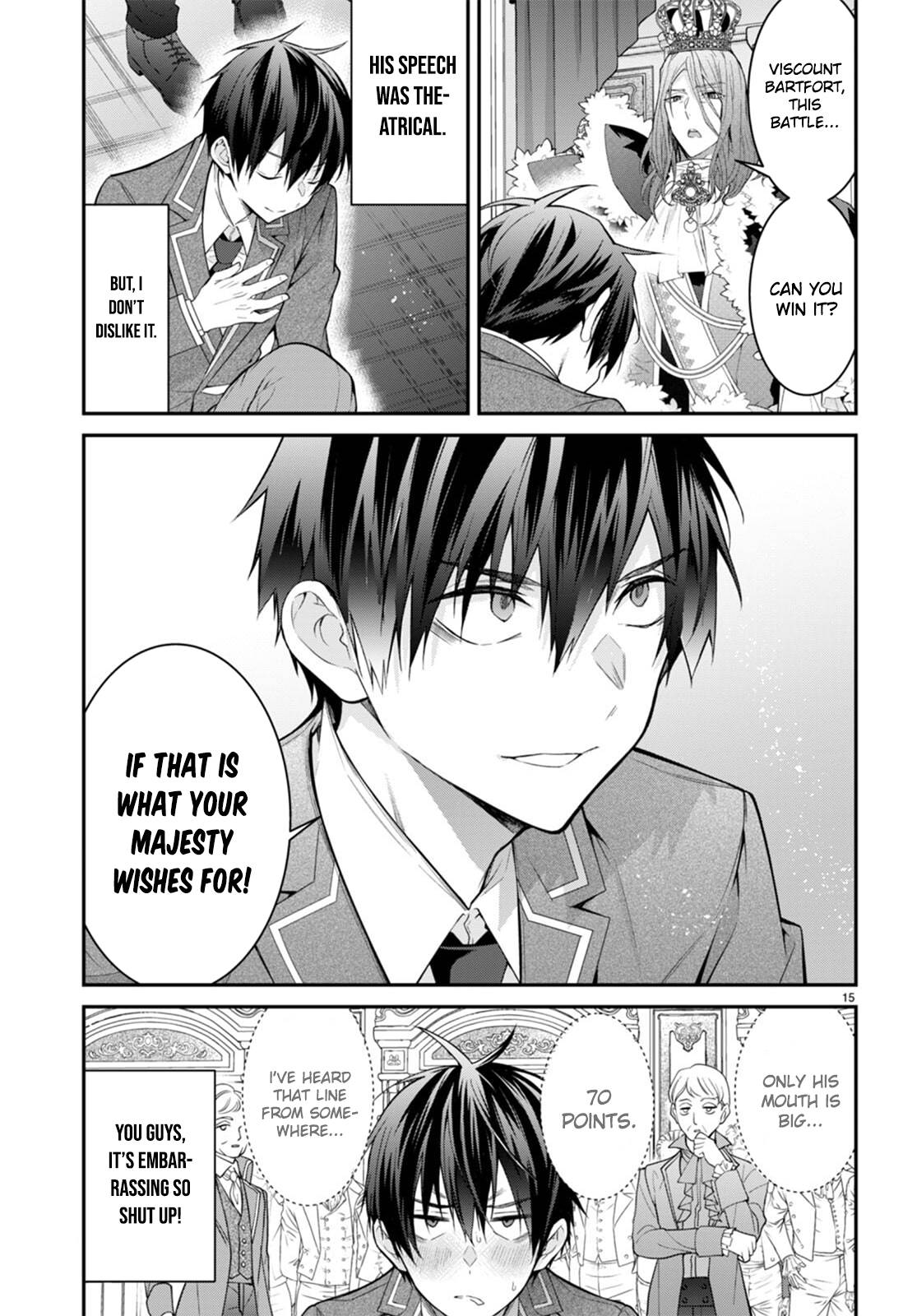 Otome Game Sekai wa Mob ni Kibishii Sekai Desu chapter 53 page 17