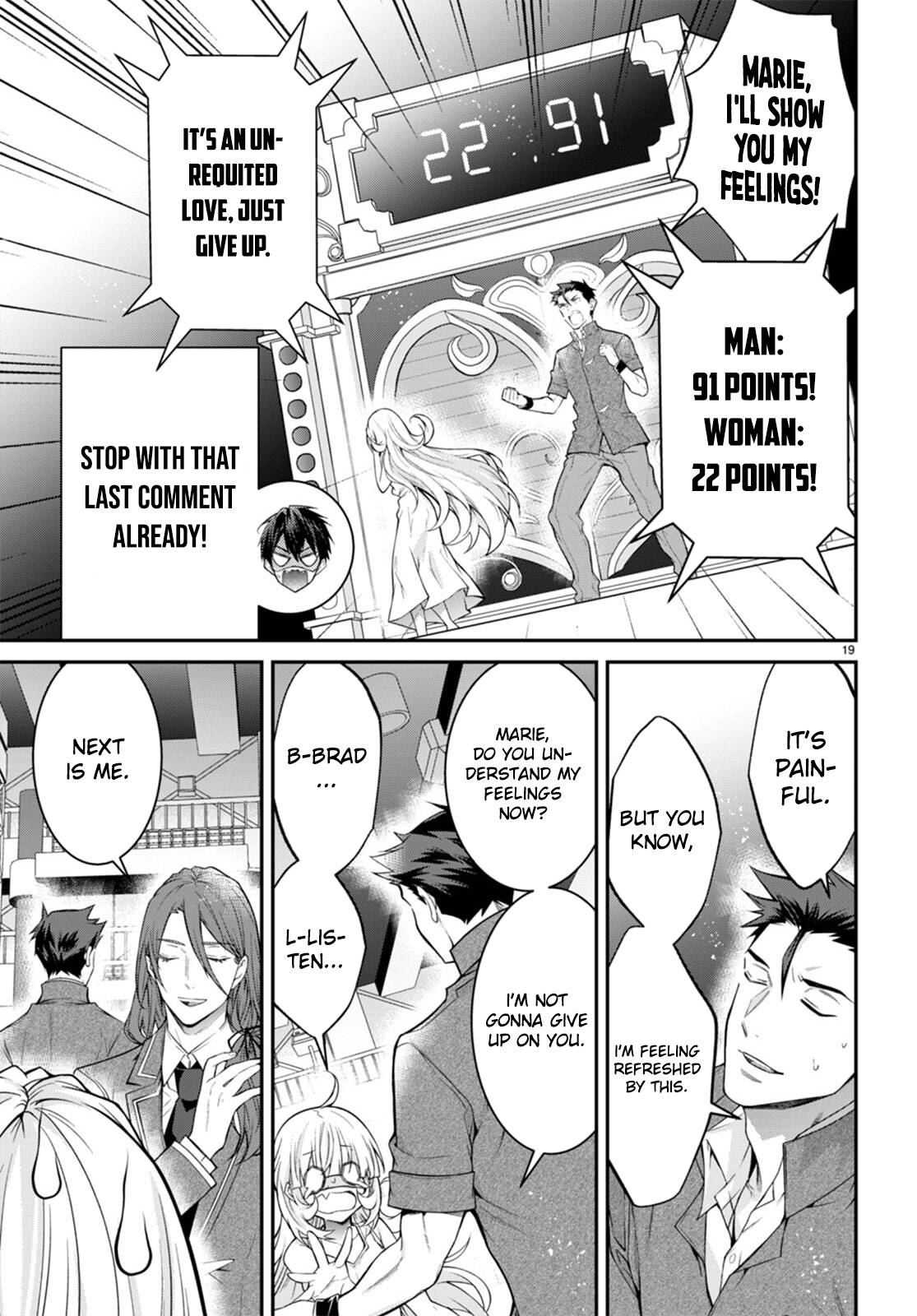 Otome Game Sekai wa Mob ni Kibishii Sekai Desu chapter 54 page 19