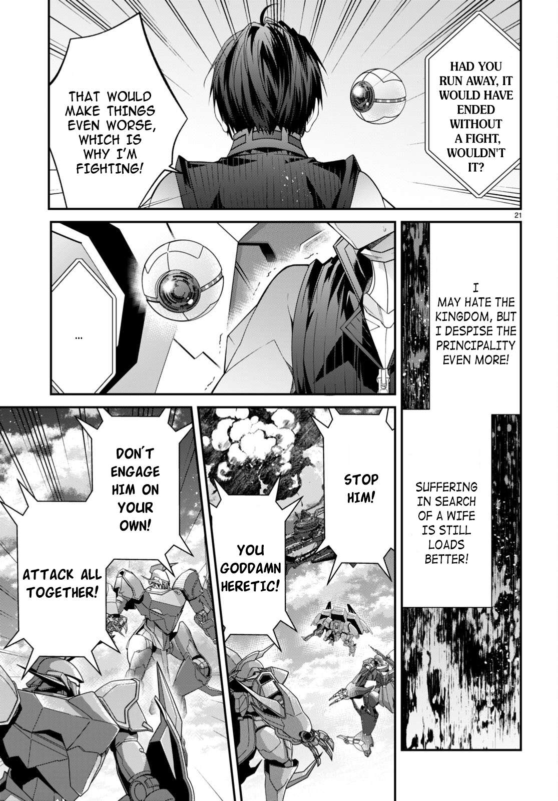 Otome Game Sekai wa Mob ni Kibishii Sekai Desu chapter 55 page 21