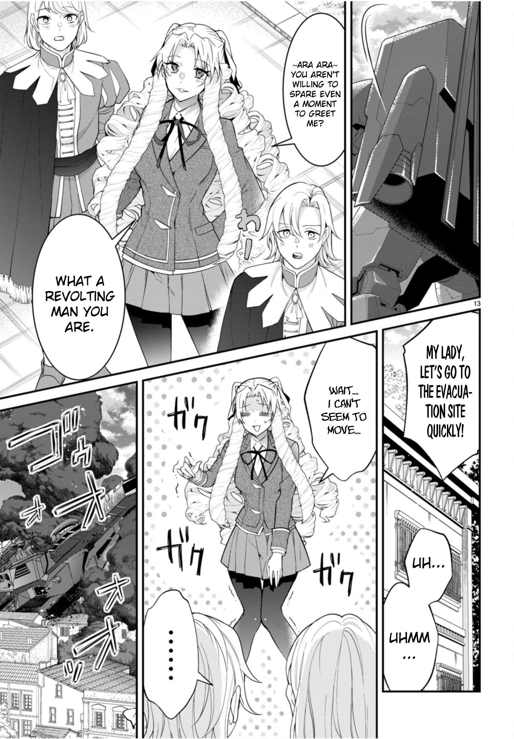 Otome Game Sekai wa Mob ni Kibishii Sekai Desu chapter 56 page 13