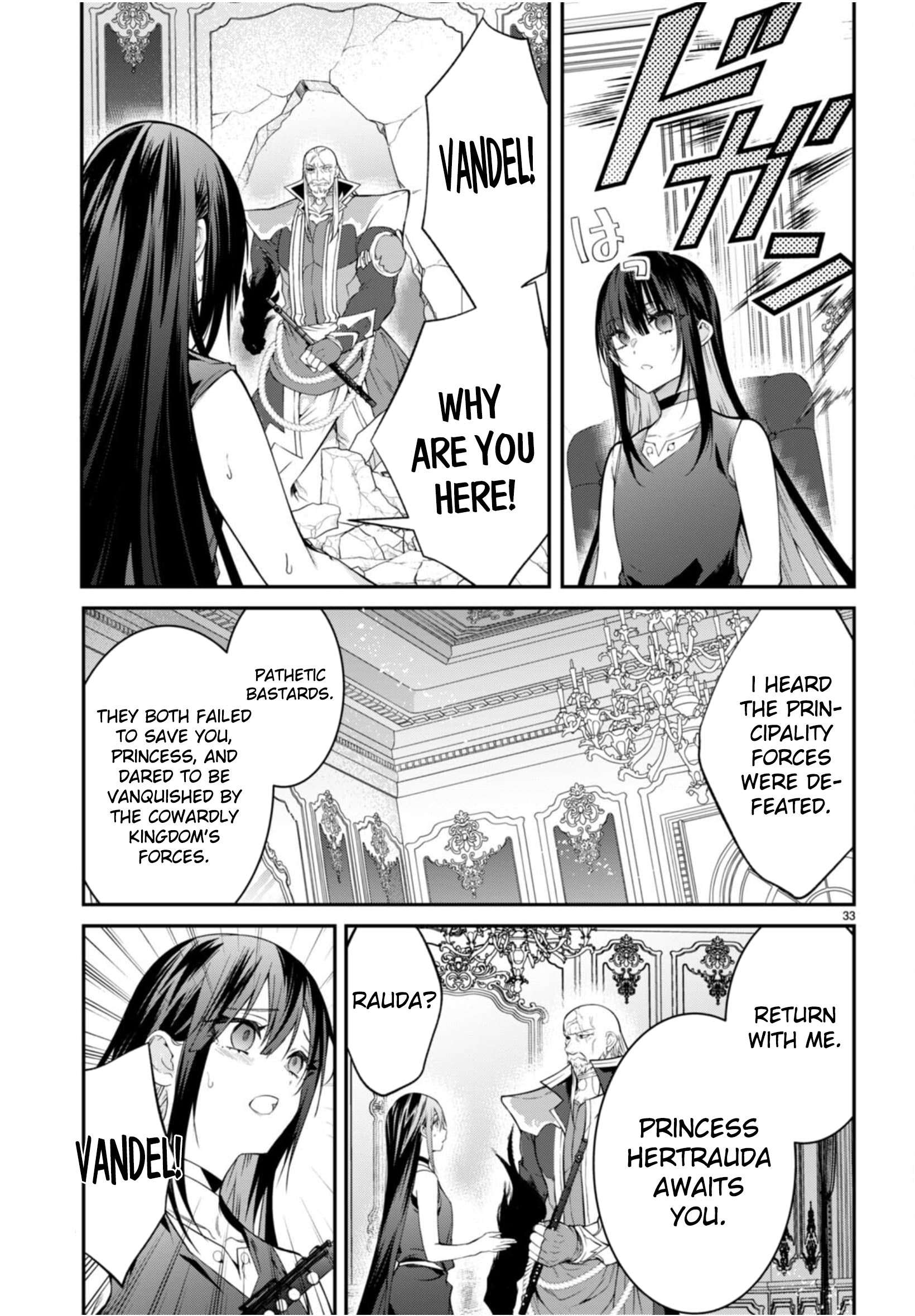 Otome Game Sekai wa Mob ni Kibishii Sekai Desu chapter 56 page 33