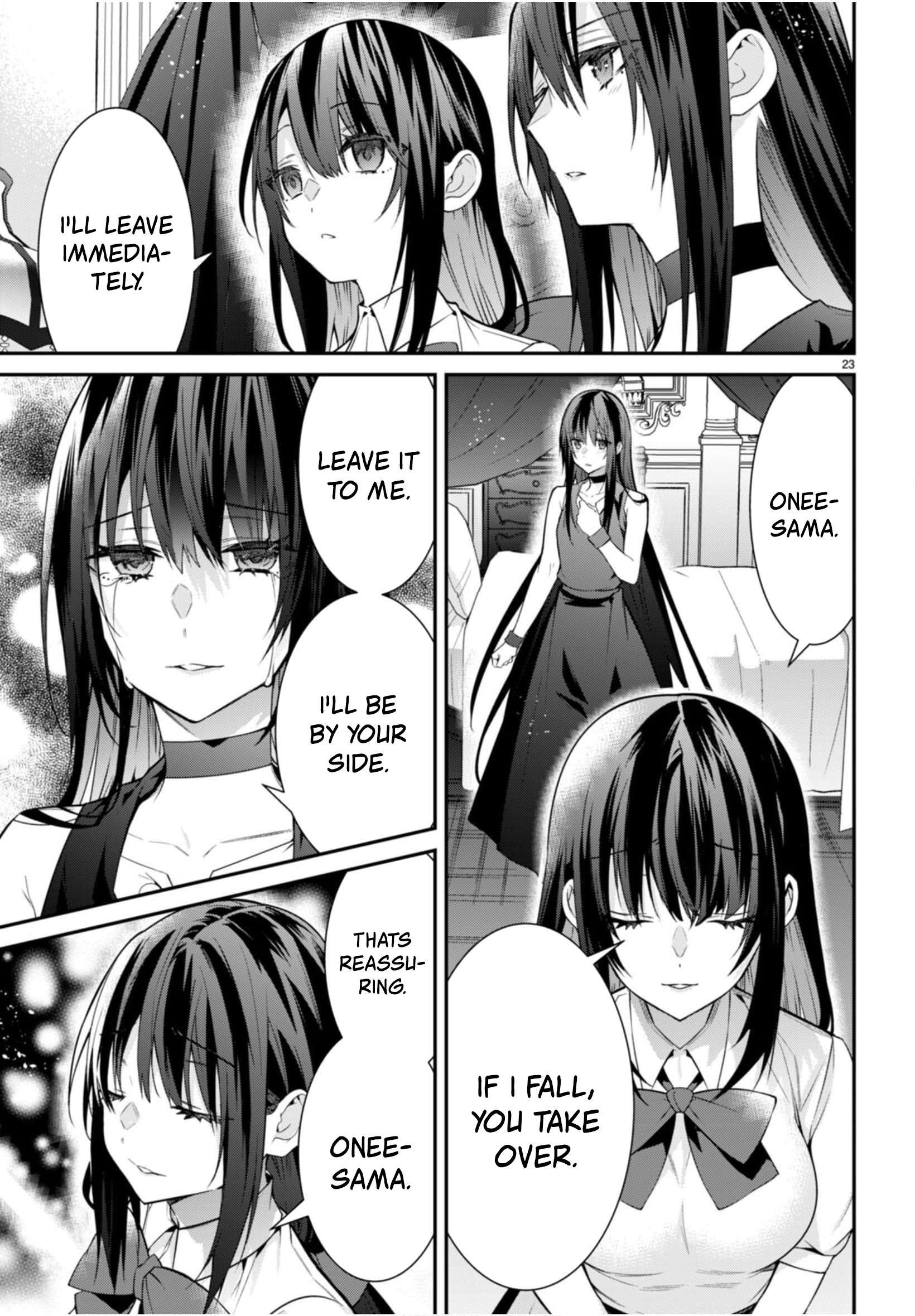 Otome Game Sekai wa Mob ni Kibishii Sekai Desu chapter 58 page 23