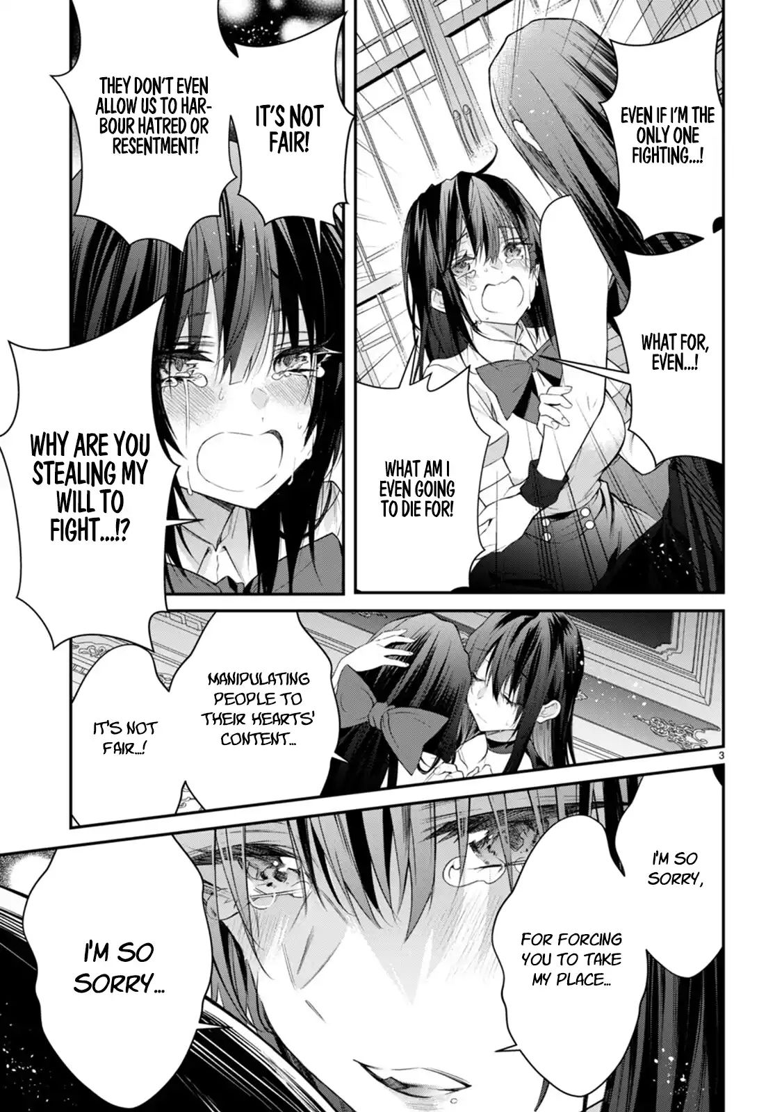 Otome Game Sekai wa Mob ni Kibishii Sekai Desu chapter 60 page 3