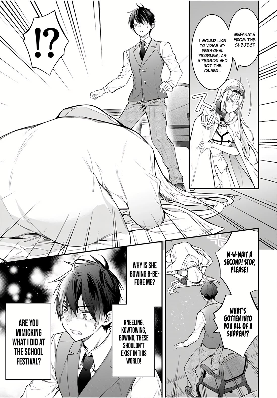 Otome Game Sekai wa Mob ni Kibishii Sekai Desu chapter 64 page 19