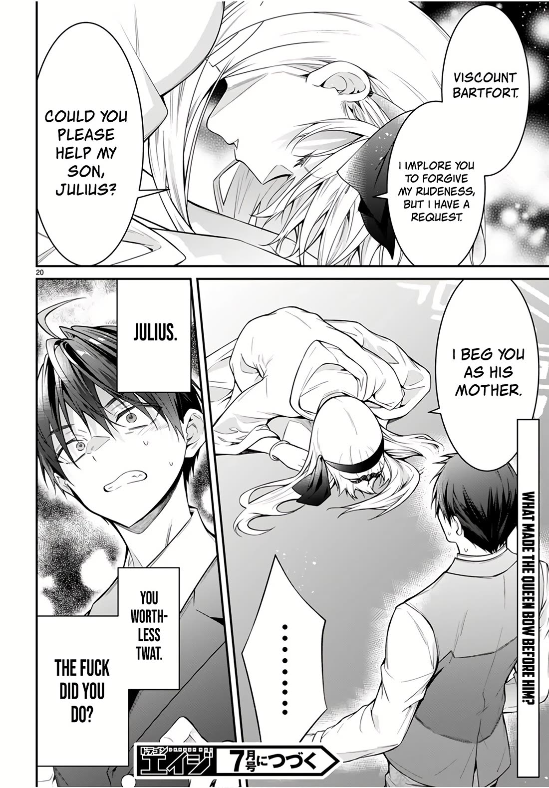 Otome Game Sekai wa Mob ni Kibishii Sekai Desu chapter 64 page 20