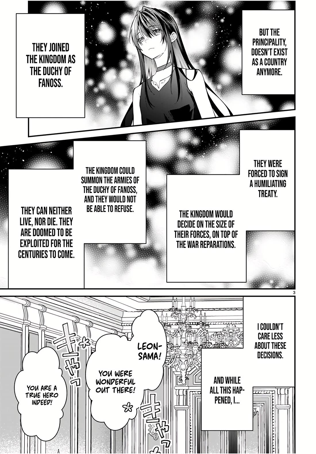 Otome Game Sekai wa Mob ni Kibishii Sekai Desu chapter 64 page 3