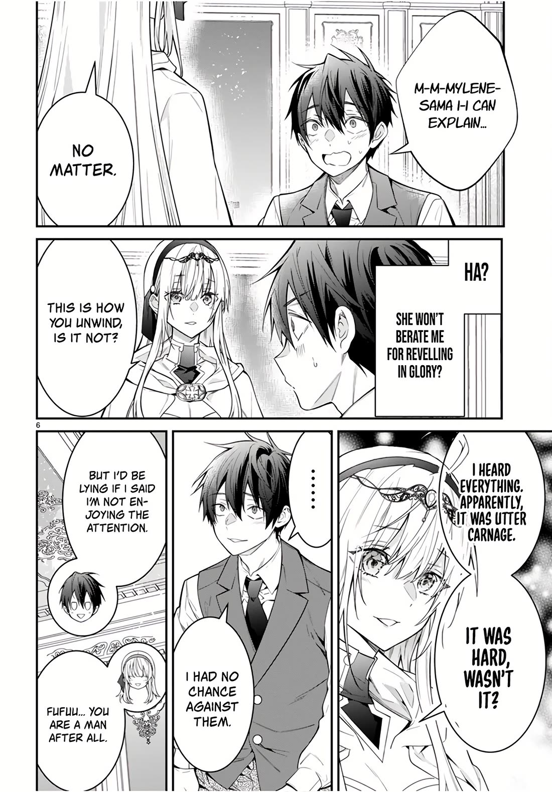 Otome Game Sekai wa Mob ni Kibishii Sekai Desu chapter 64 page 6