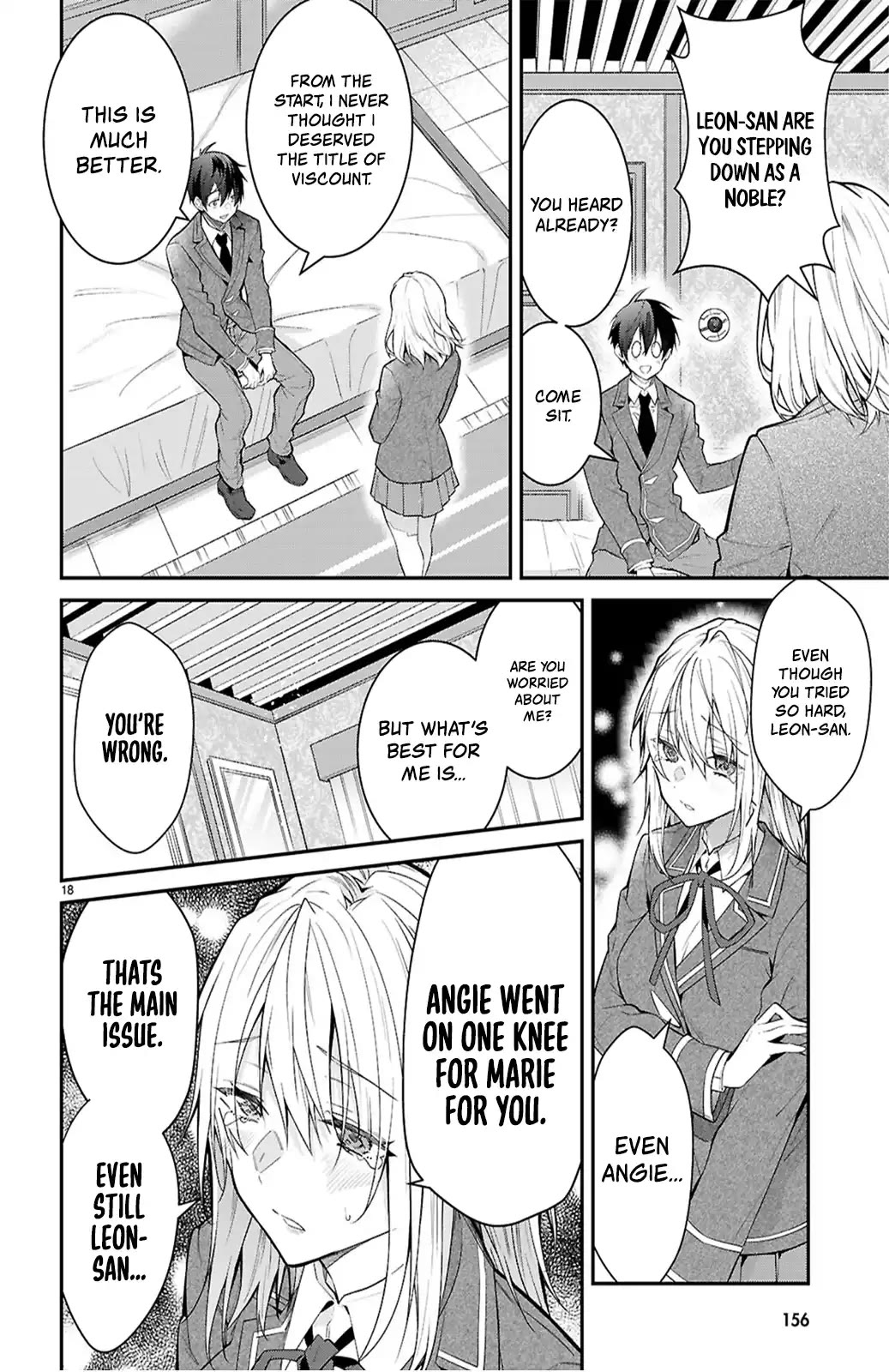 Otome Game Sekai wa Mob ni Kibishii Sekai Desu chapter 65 page 18