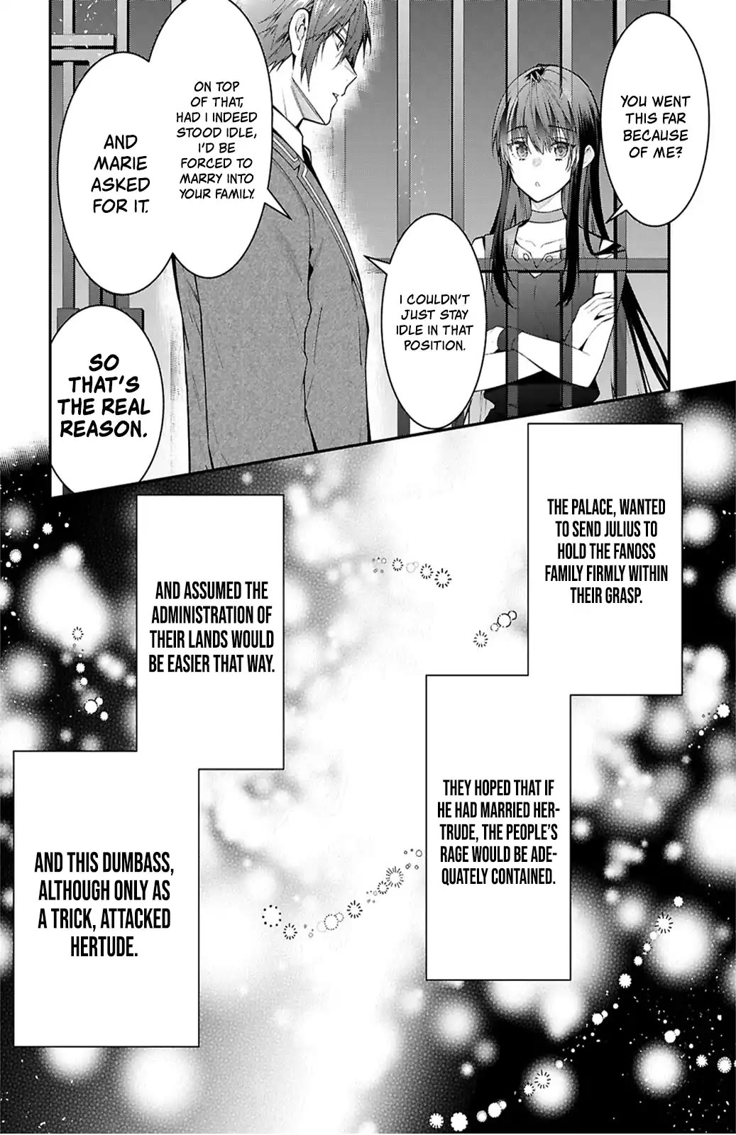 Otome Game Sekai wa Mob ni Kibishii Sekai Desu chapter 65 page 4