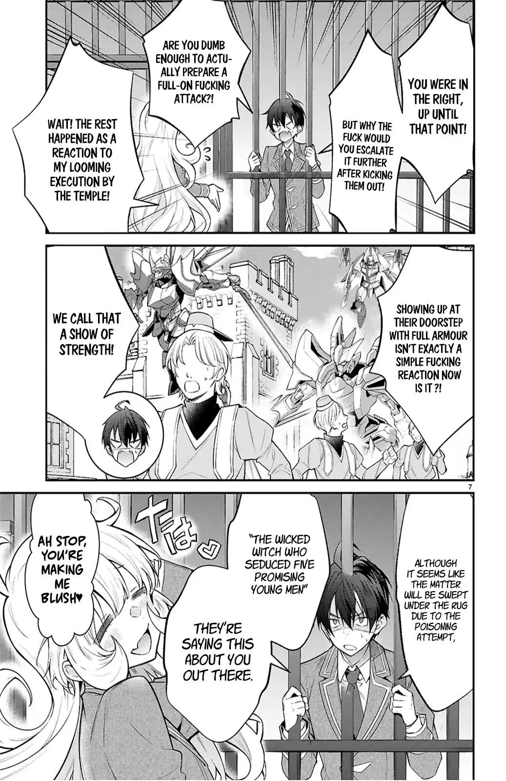 Otome Game Sekai wa Mob ni Kibishii Sekai Desu chapter 65 page 7