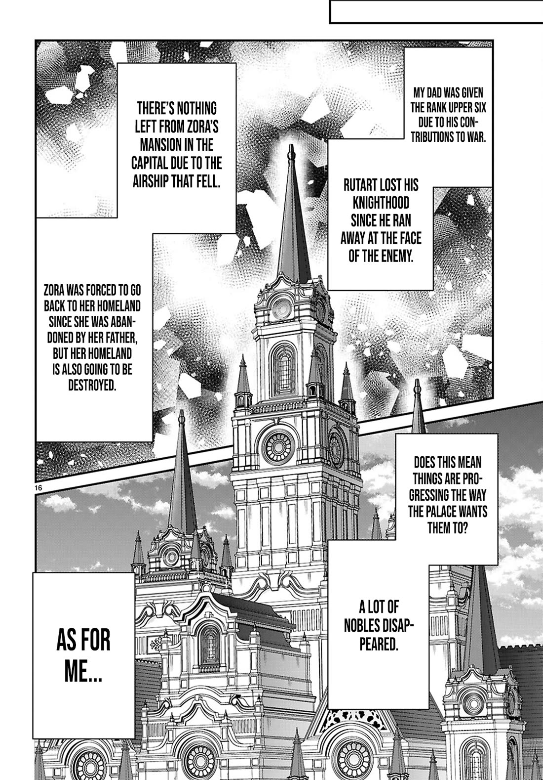 Otome Game Sekai wa Mob ni Kibishii Sekai Desu chapter 66 page 16