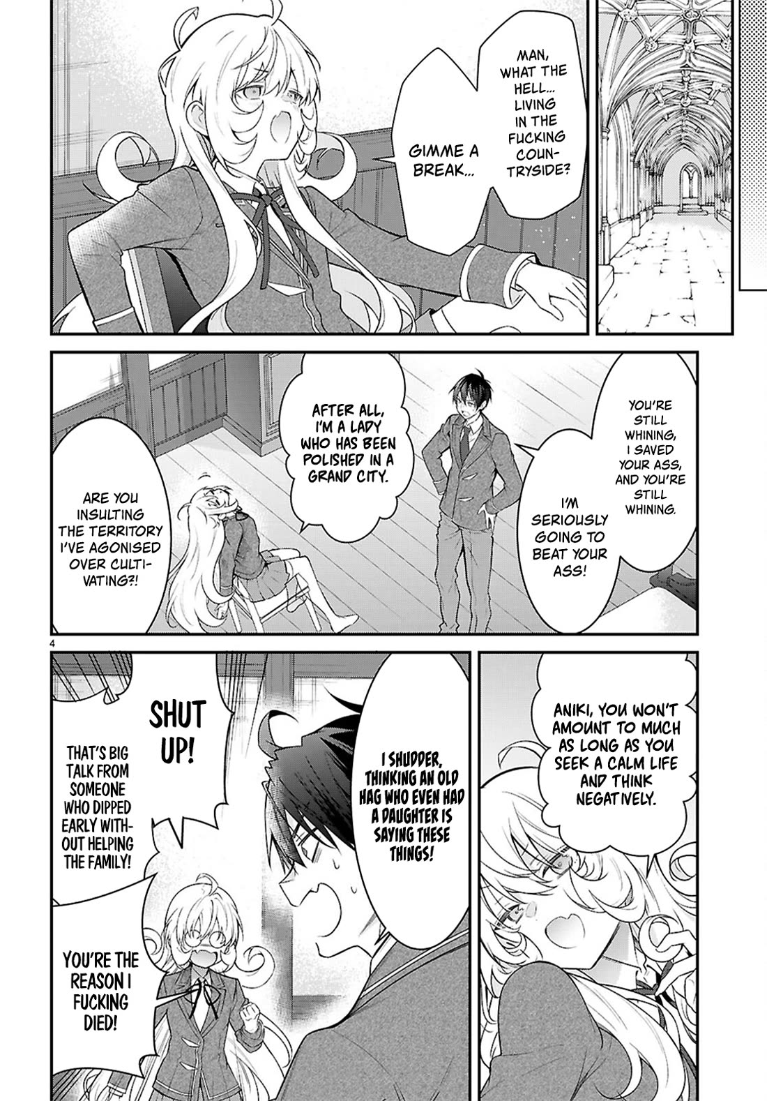 Otome Game Sekai wa Mob ni Kibishii Sekai Desu chapter 66 page 4