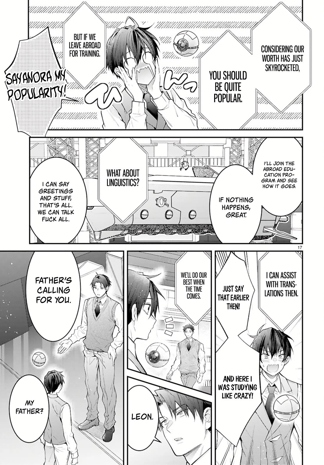 Otome Game Sekai wa Mob ni Kibishii Sekai Desu chapter 67 page 17