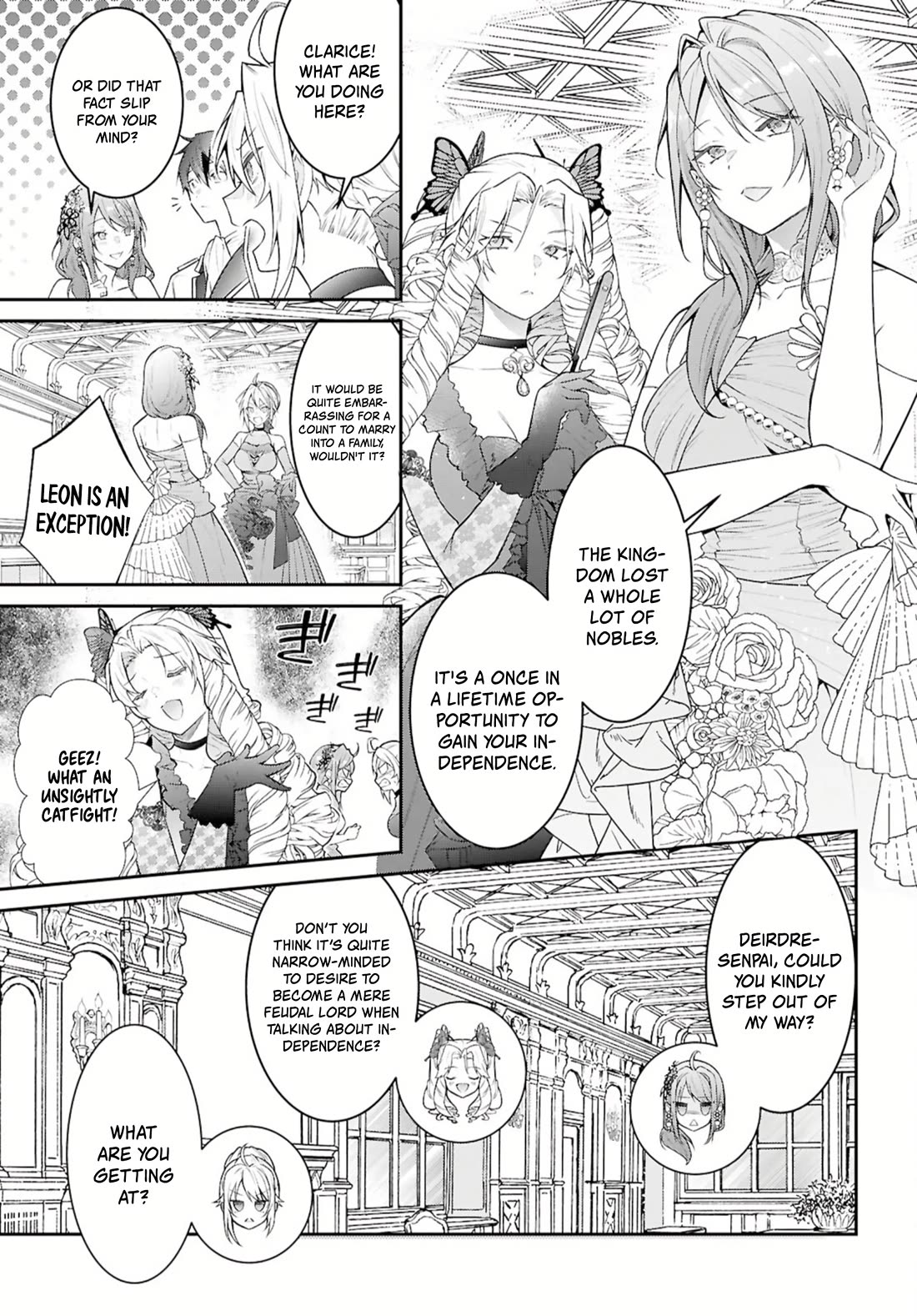 Otome Game Sekai wa Mob ni Kibishii Sekai Desu chapter 67 page 3