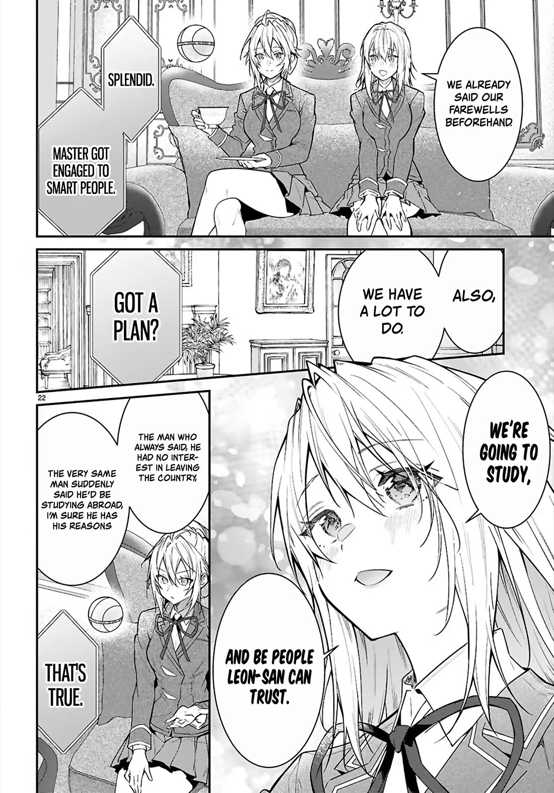 Otome Game Sekai wa Mob ni Kibishii Sekai Desu chapter 68 page 22