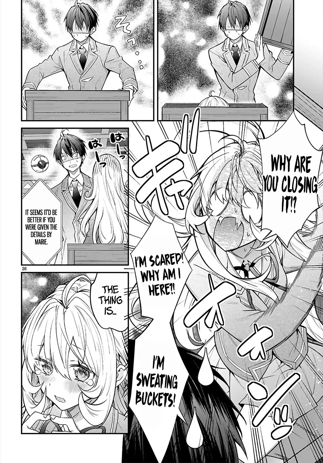 Otome Game Sekai wa Mob ni Kibishii Sekai Desu chapter 68 page 26