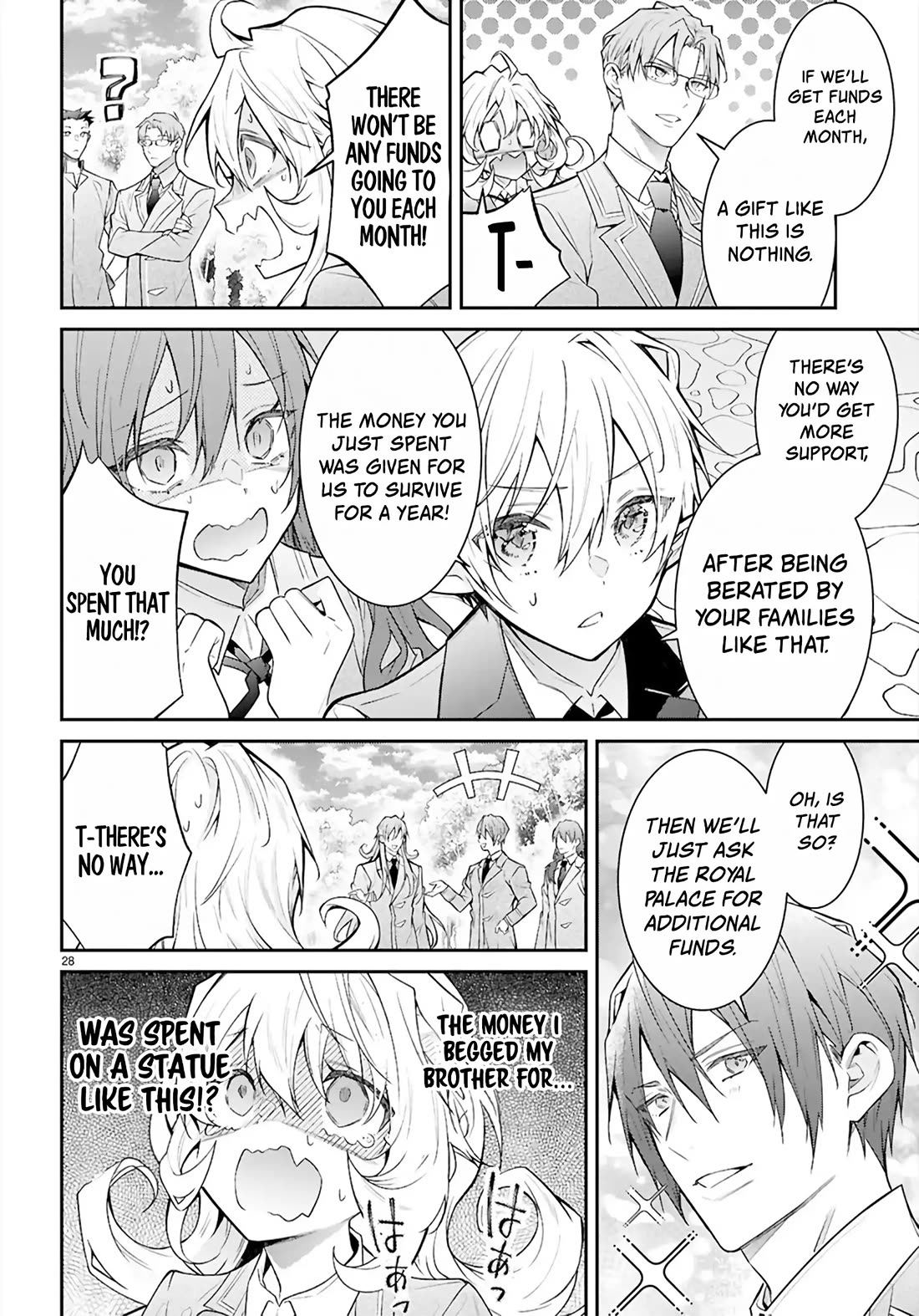 Otome Game Sekai wa Mob ni Kibishii Sekai Desu chapter 68 page 28