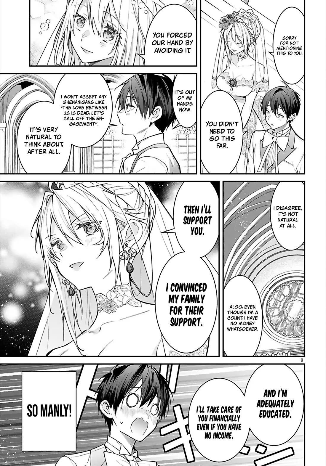 Otome Game Sekai wa Mob ni Kibishii Sekai Desu chapter 68 page 9