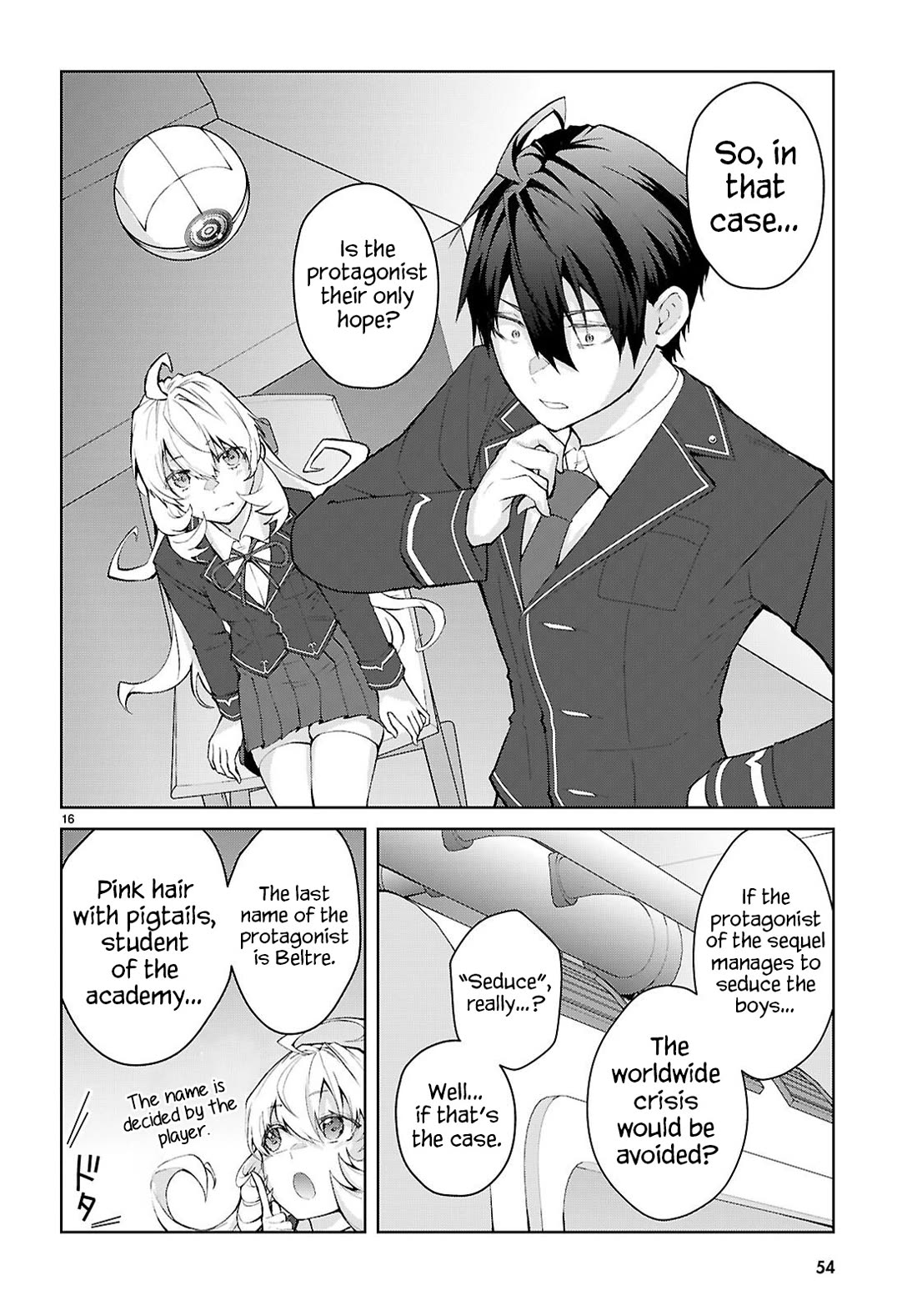 Otome Game Sekai wa Mob ni Kibishii Sekai Desu chapter 69 page 20